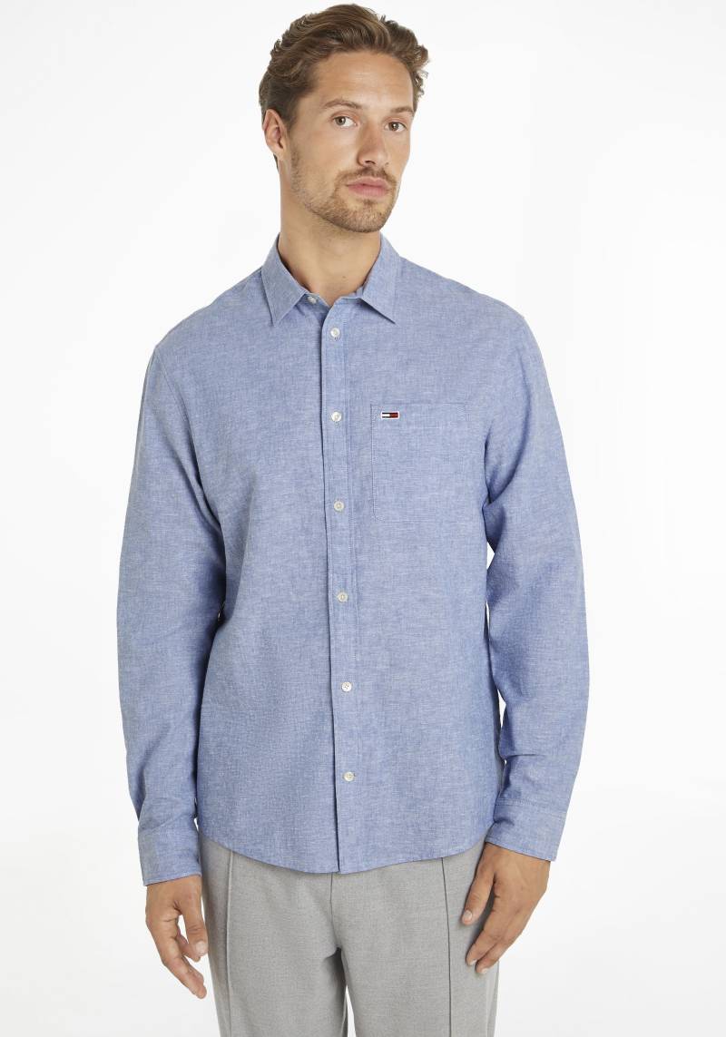 Tommy Jeans Langarmhemd »TJM REG LINEN BLEND SHIRT« von TOMMY JEANS