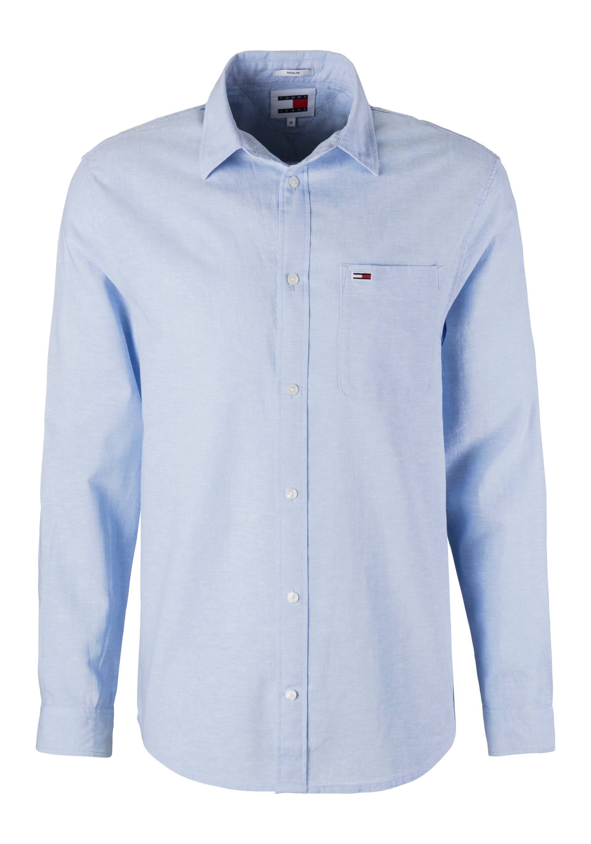 Tommy Jeans Langarmhemd »TJM REG LINEN BLEND SHIRT« von TOMMY JEANS