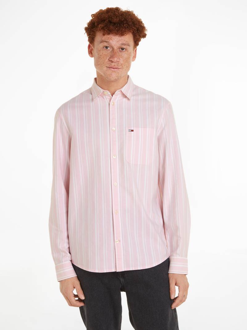 Tommy Jeans Langarmhemd »TJM REG OXFORD STRIPE SHIRT«, mit Brusttasche von TOMMY JEANS