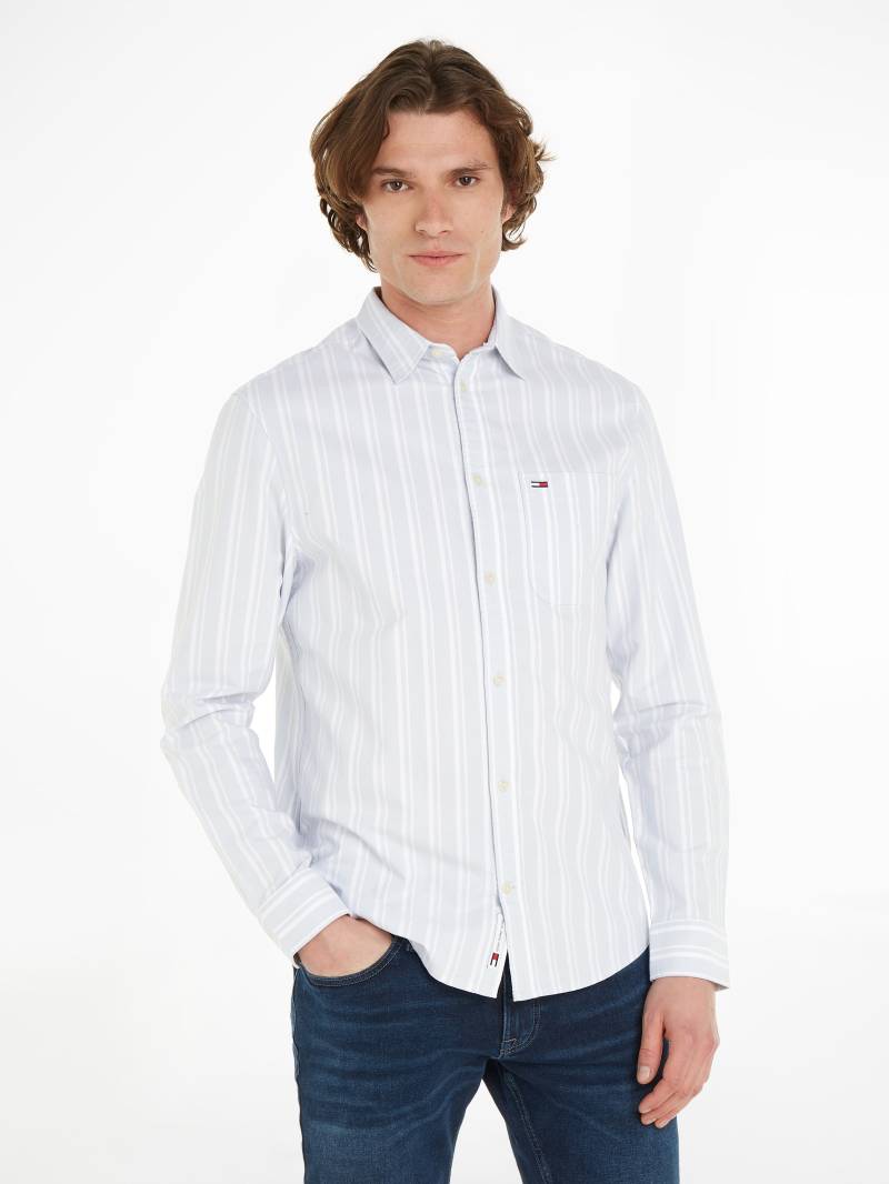 Tommy Jeans Langarmhemd »TJM REG OXFORD STRIPE SHIRT«, mit Brusttasche von TOMMY JEANS