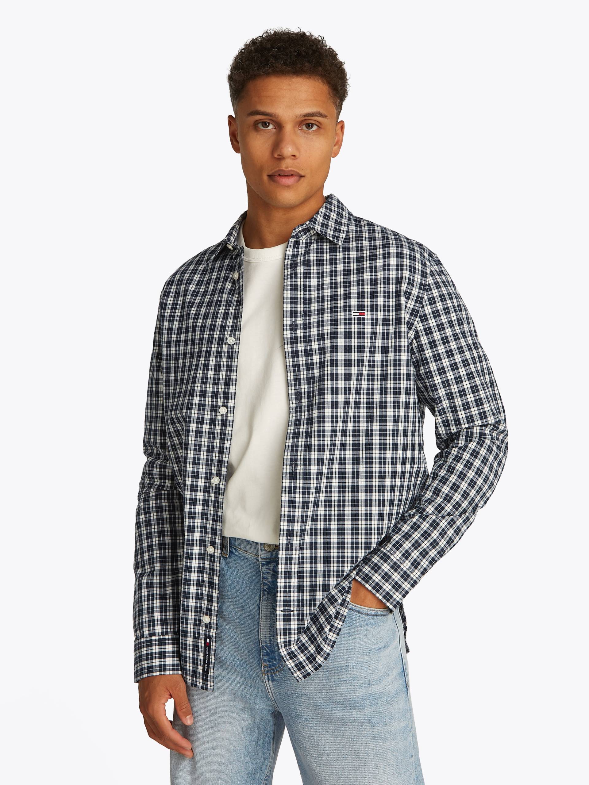 Tommy Jeans Langarmhemd »TJM REG POPLIN CHECK LS SHIRT« von TOMMY JEANS