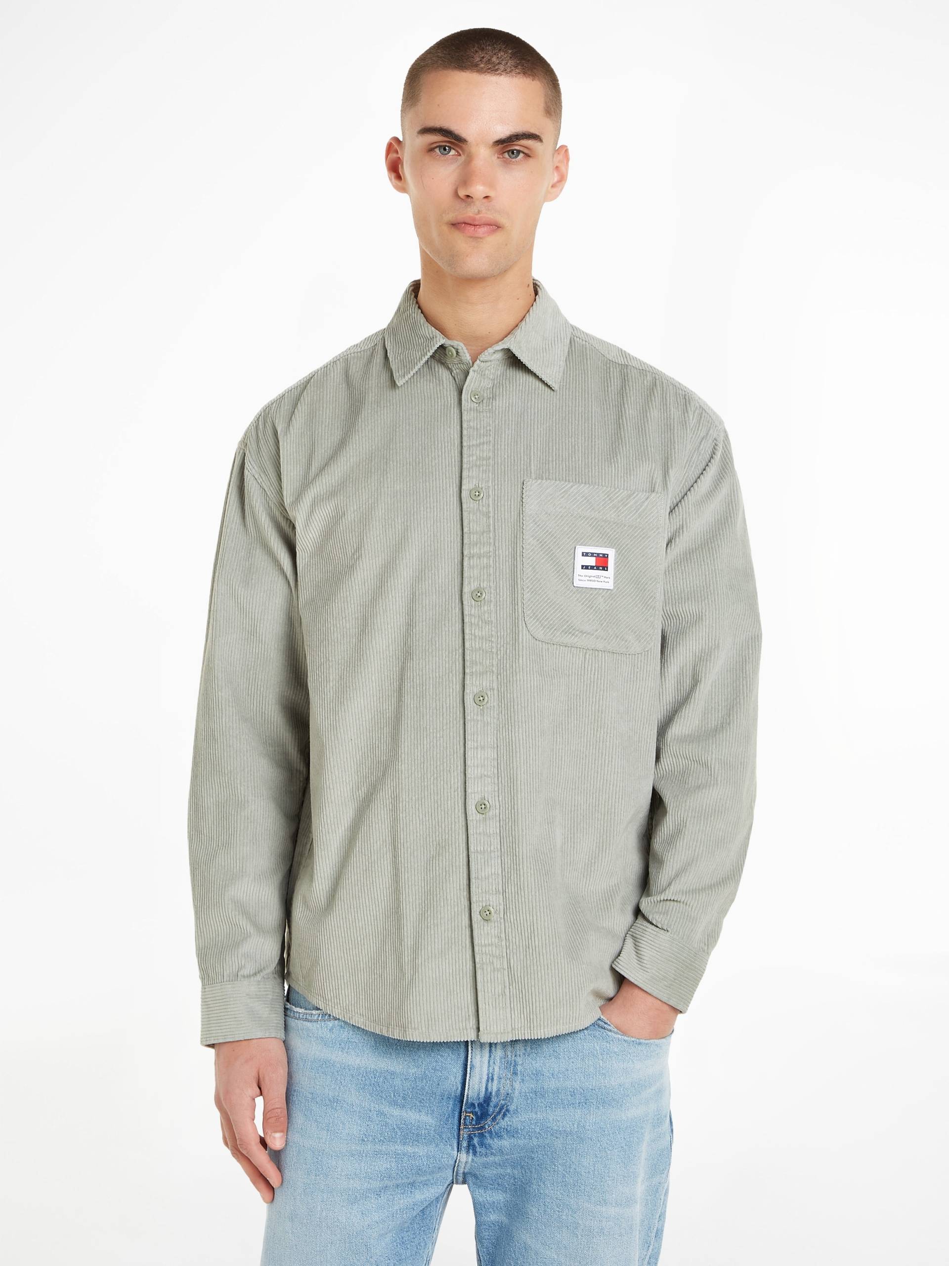 Tommy Jeans Langarmhemd »TJM RLX CHNKY CORDUROY SHIRT EXT«, mit Brusttasche von TOMMY JEANS