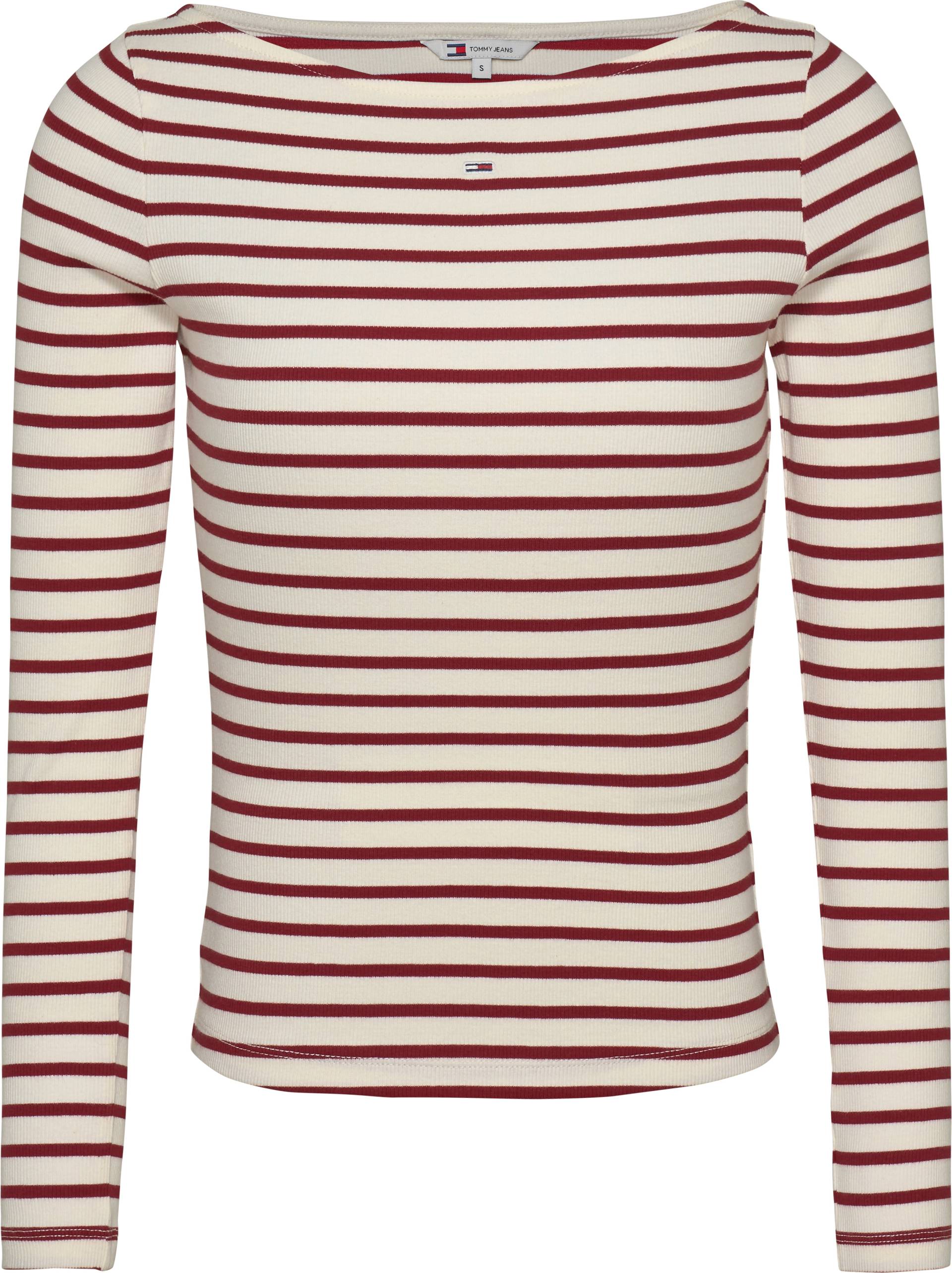 Tommy Jeans Langarmshirt »TJW BRETON STRIPE LS«, im Streifendesign von TOMMY JEANS