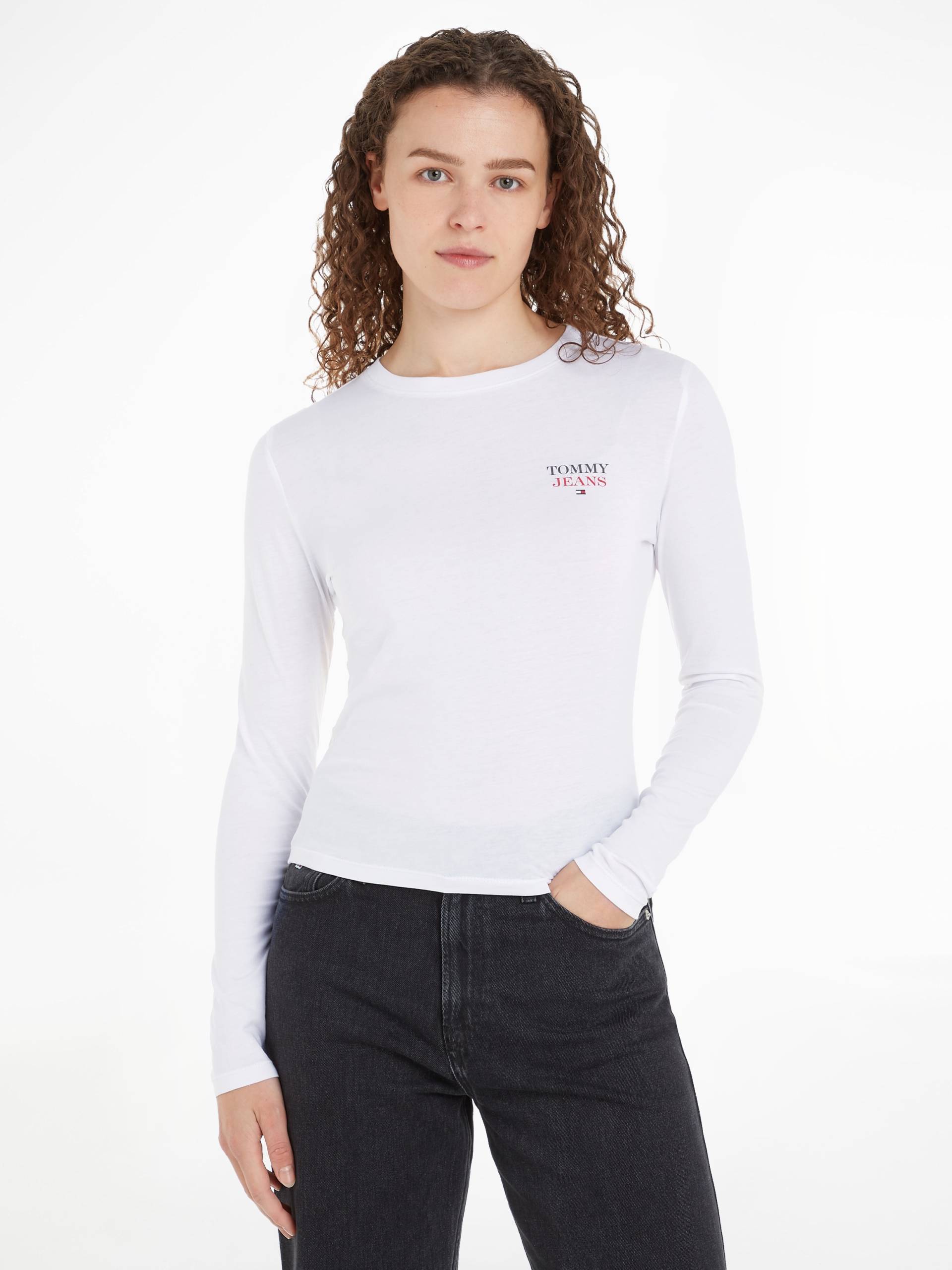 Tommy Jeans Langarmshirt »TJW SLIM ESSENTIAL LOGO 2 LS«, mit Tommy Jeans Logo von TOMMY JEANS