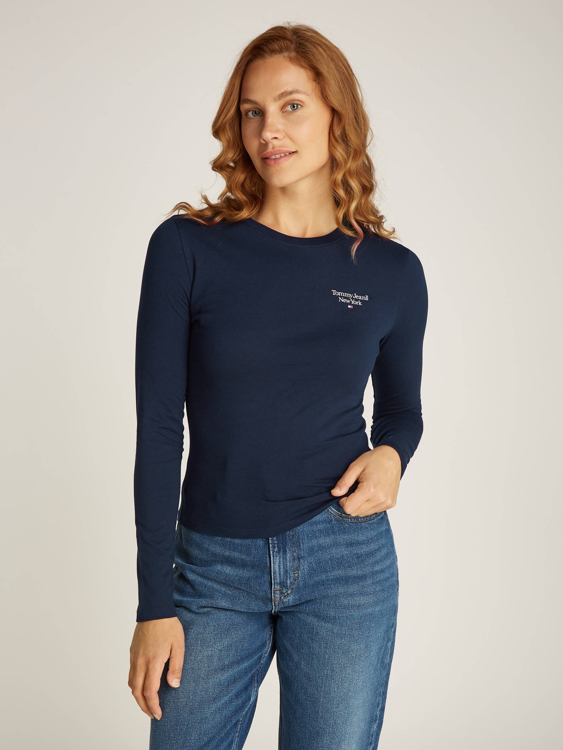 Tommy Jeans Langarmshirt »TJW SLIM ESSENTIAL LOGO 2 LS EXT«, mit Logo von TOMMY JEANS