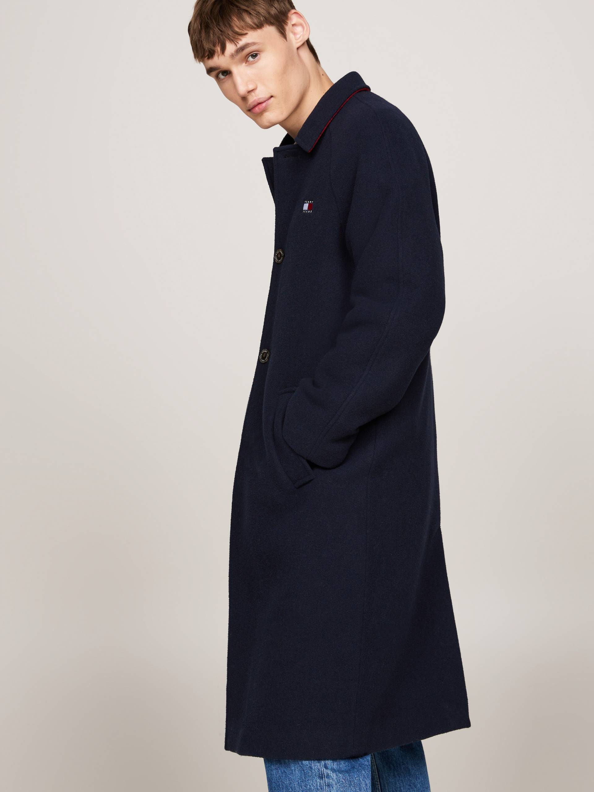 Tommy Jeans Langmantel »TJM WOOL COAT«, mit halbgespreizten Kragen Tommy Jeans Langmantel »TJM WOOL COAT«, mit halbgespreizten Kragen von TOMMY JEANS