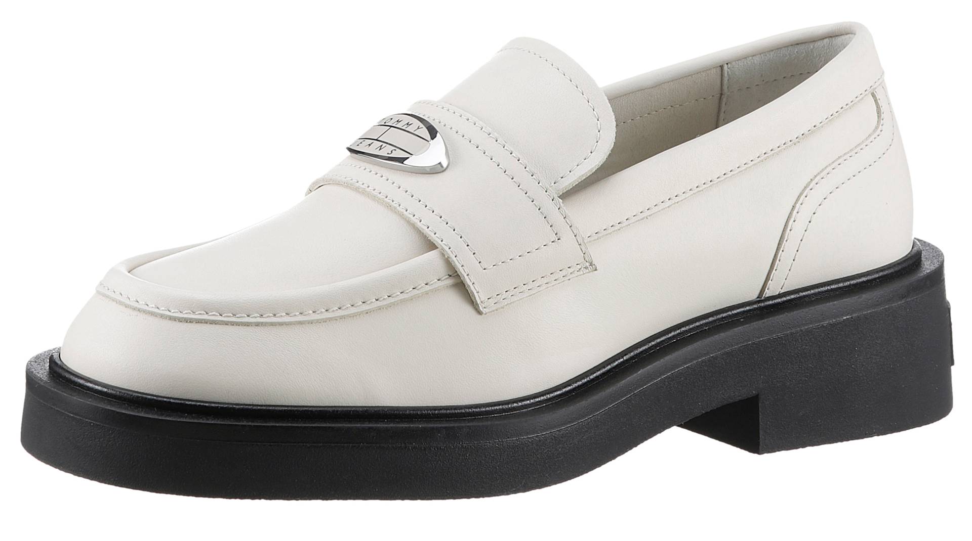 Tommy Jeans Loafer »TJW FLAT LOAFER«, Halbschuh, Slipper, Schlupfschuh im College-Look von TOMMY JEANS