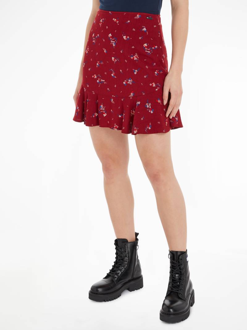 Tommy Jeans Minirock »TJW FLORAL TIERED MINI SKIRT«, Webrock mit Blumenprint von TOMMY JEANS