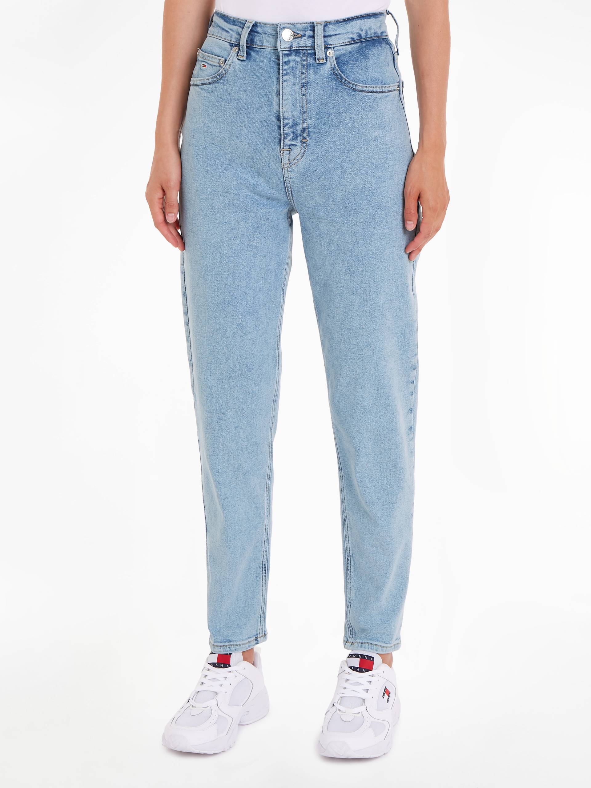 Tommy Jeans Mom-Jeans »MOM SLIM UH CG4215«, mit Logostickerei von TOMMY JEANS