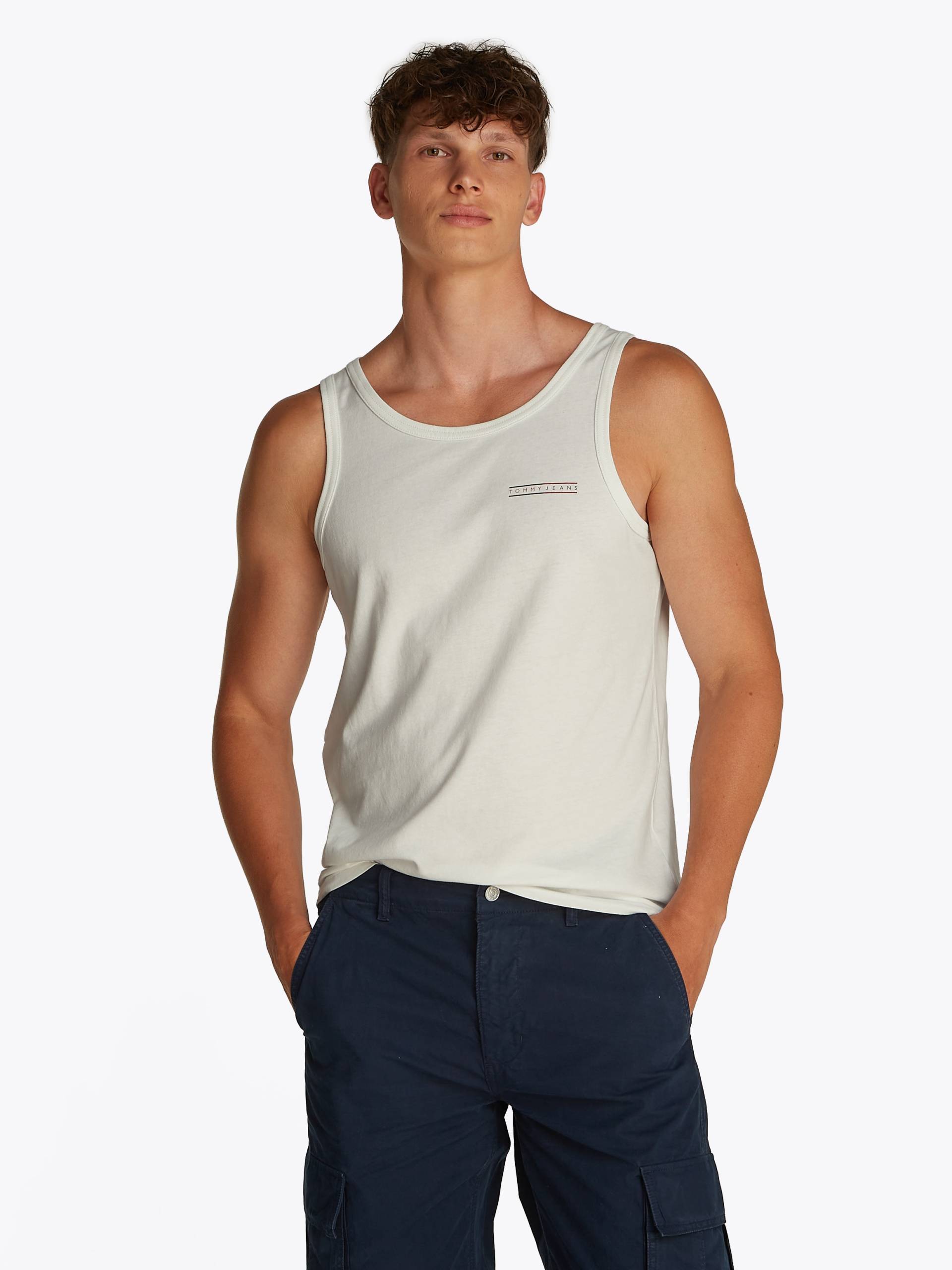 Tommy Jeans Muskelshirt »TJM SLIM ENTRY GRAPHIC TANK EXT«, Mit tiefem Rundhalsausschnitt von TOMMY JEANS