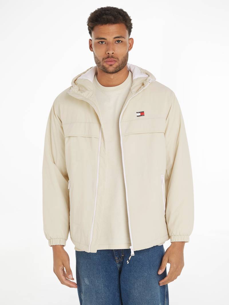 Tommy Jeans Outdoorjacke »TJM PADDED SOLID CHICAGO EXT«, mit Kapuze, mit Logoprägung von TOMMY JEANS