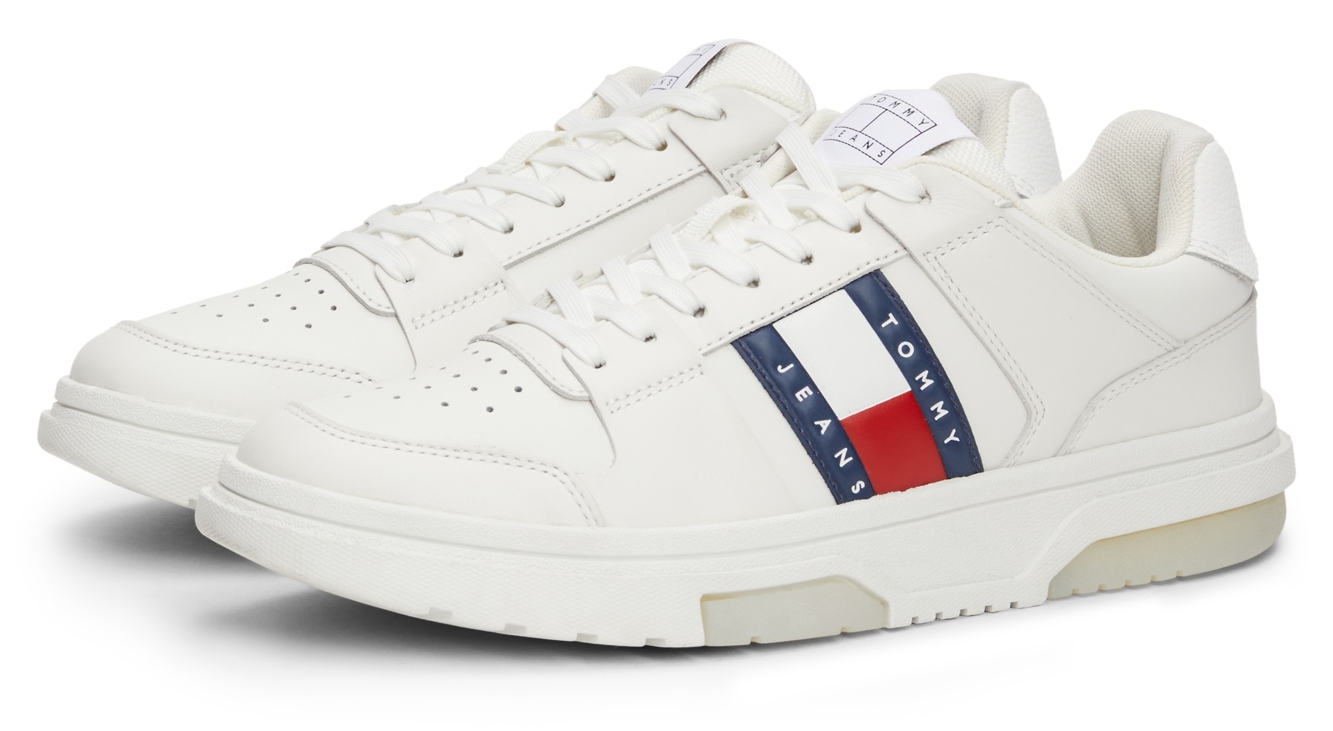 Tommy Jeans Plateausneaker »THE BROOKLYN ELEVATED«, mit seitlichem Logoemblem, Freizeitschuh, Halbschuh, Schnürschuh von TOMMY JEANS