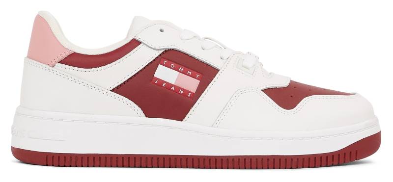 Tommy Jeans Plateausneaker »TJW RETRO BASKET TONAL LOGO«, Freizeitschuh, Halbschuh, Schnürschuh mit seitlicher Logoflag von TOMMY JEANS