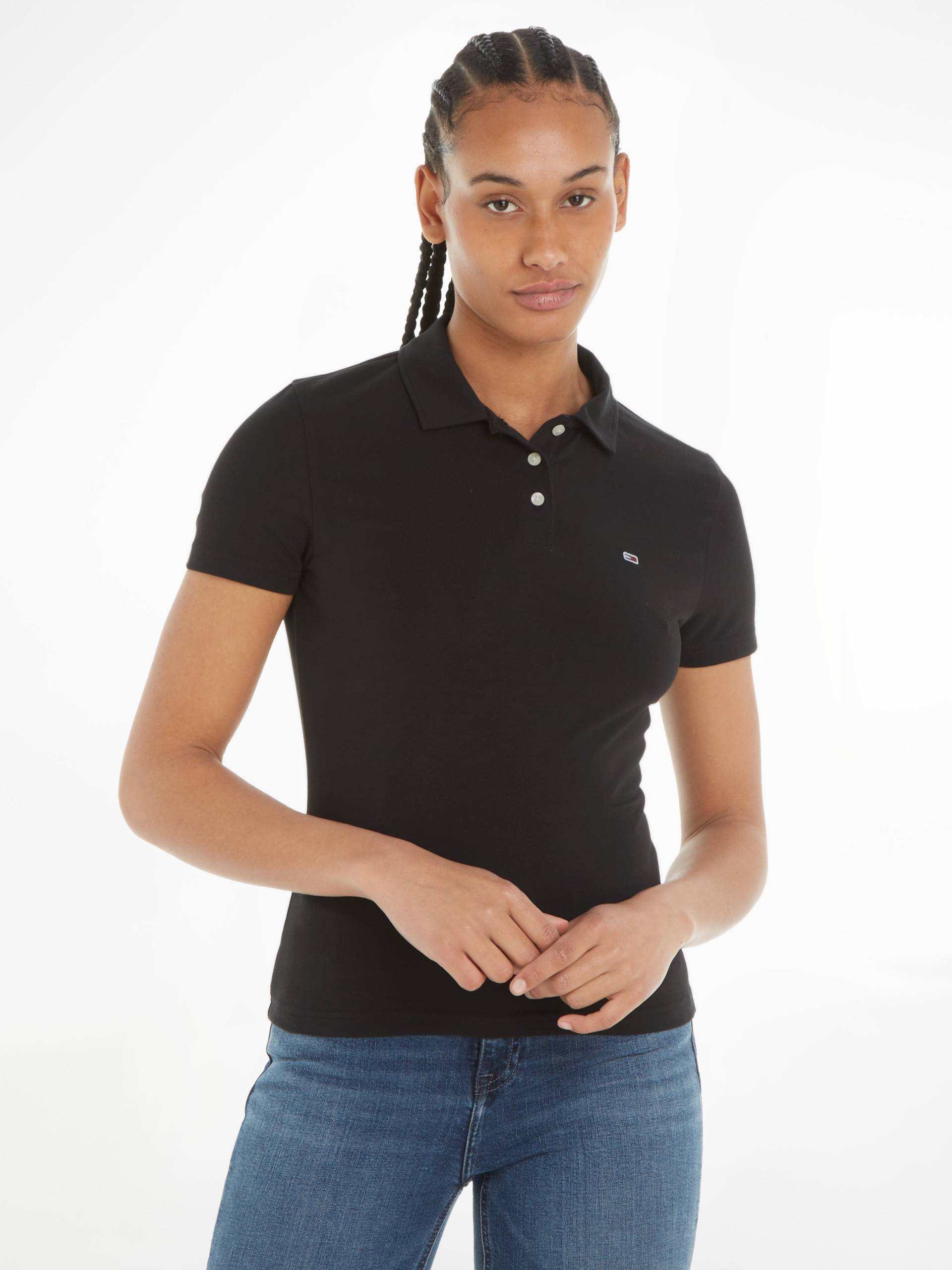 Tommy Jeans Poloshirt, mit kurzer Knopfleiste von TOMMY JEANS