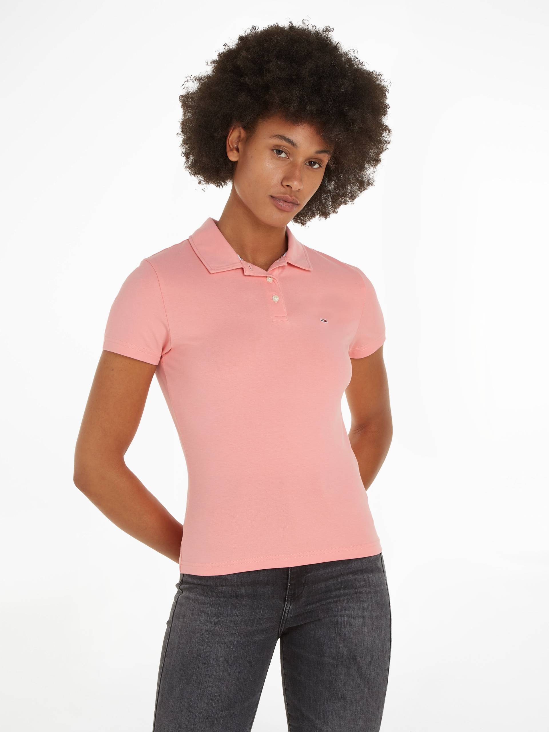 Tommy Jeans Poloshirt, mit kurzer Knopfleiste von TOMMY JEANS