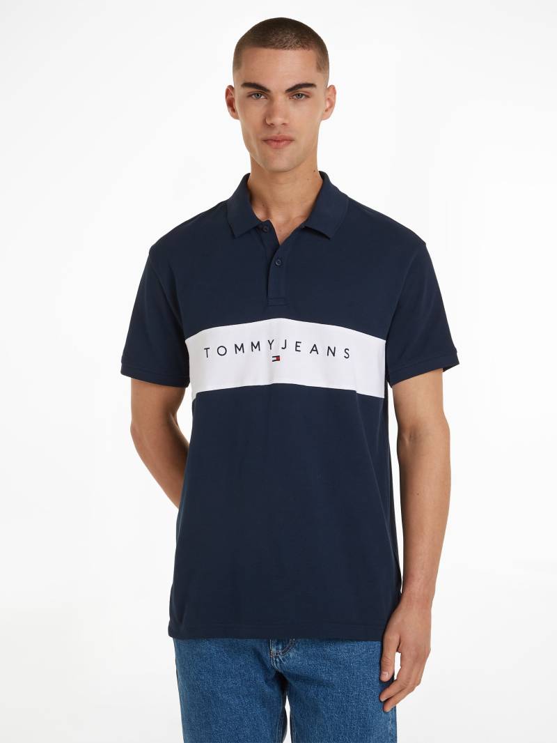 Tommy Jeans Poloshirt »TJM REG LINEAR POLO«, mit grossem Tommy Jeans Schriftzug von TOMMY JEANS