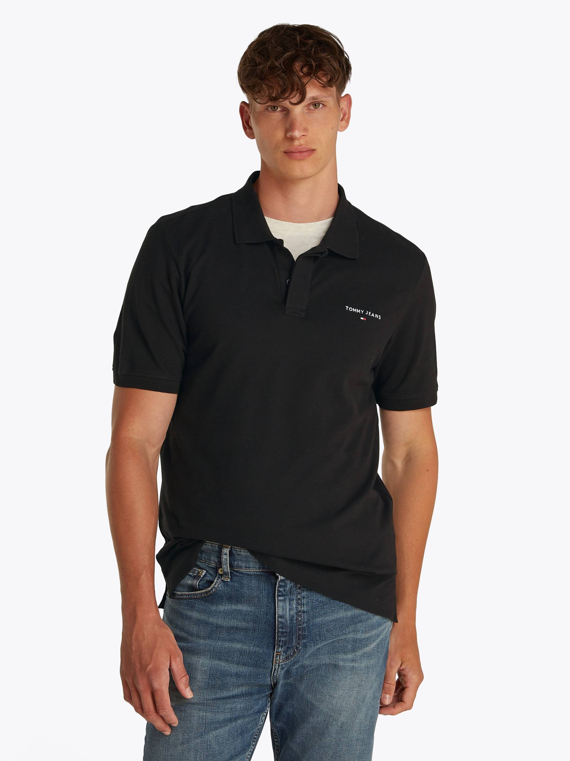 Tommy Jeans Poloshirt »TJM REG LINEAR POLO EXT«, Mit Rundhalsausschnitt von TOMMY JEANS