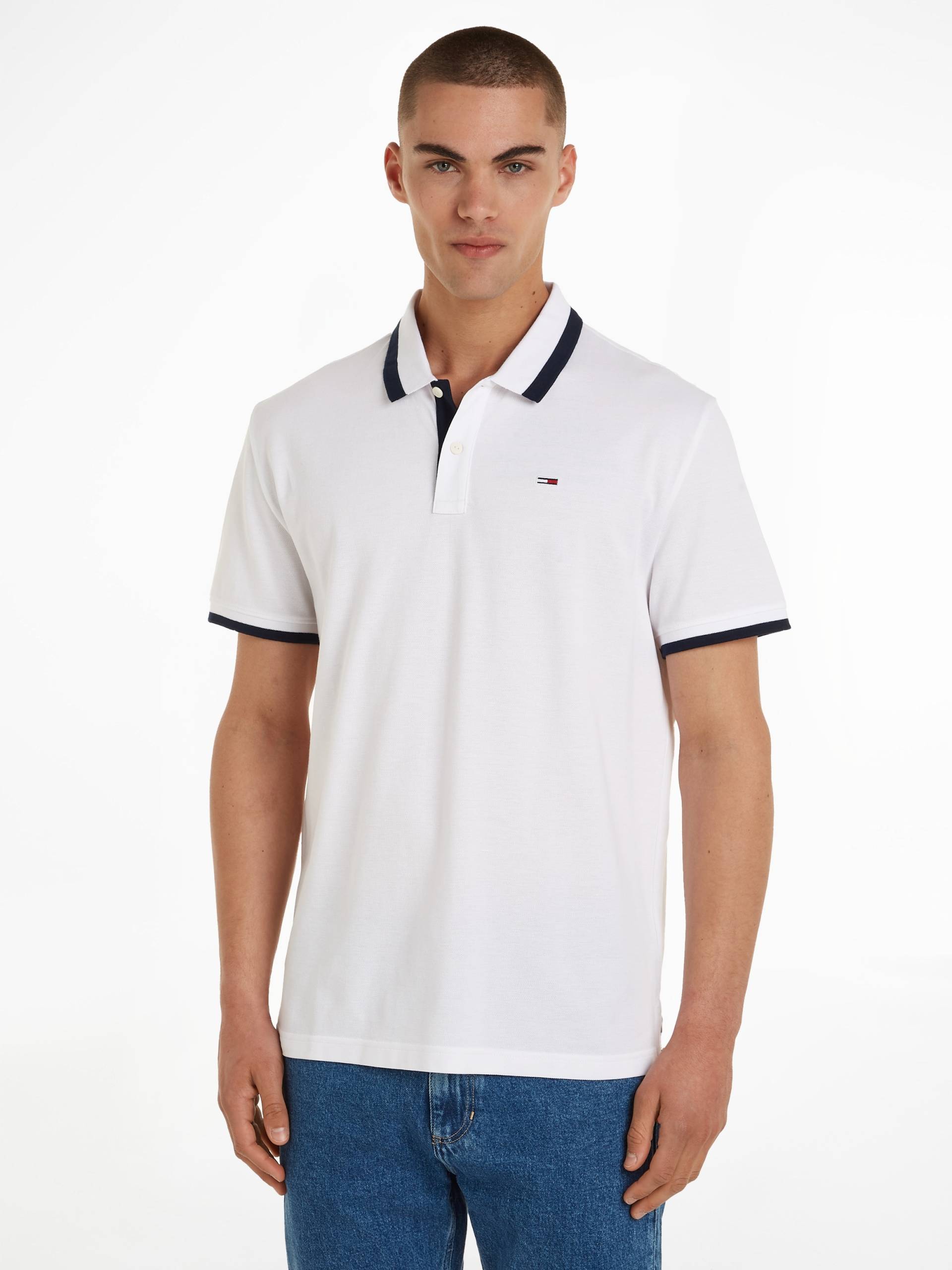 Tommy Jeans Poloshirt »TJM REG SOLID TIPPED POLO«, mit Polokragen von TOMMY JEANS