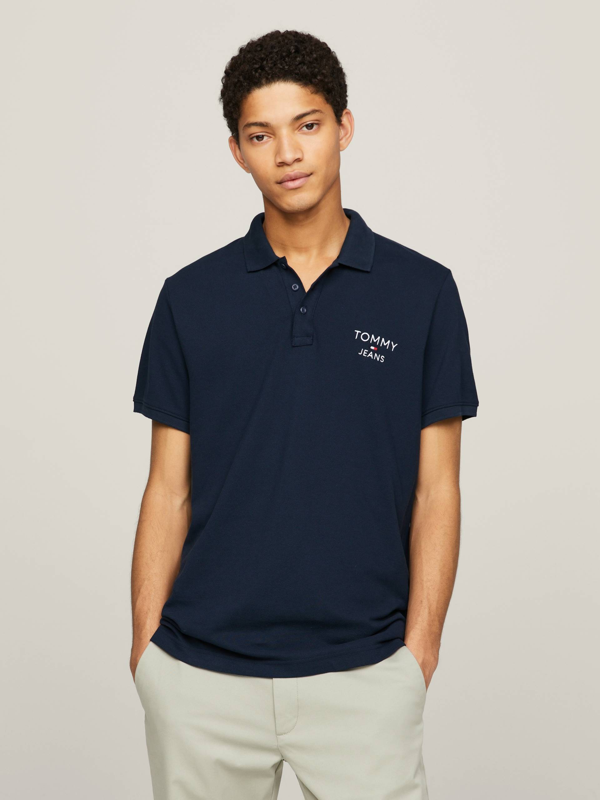 Tommy Jeans Poloshirt »TJM SLIM CORP POLO«, mit Markenstickerei auf der Brust von TOMMY JEANS