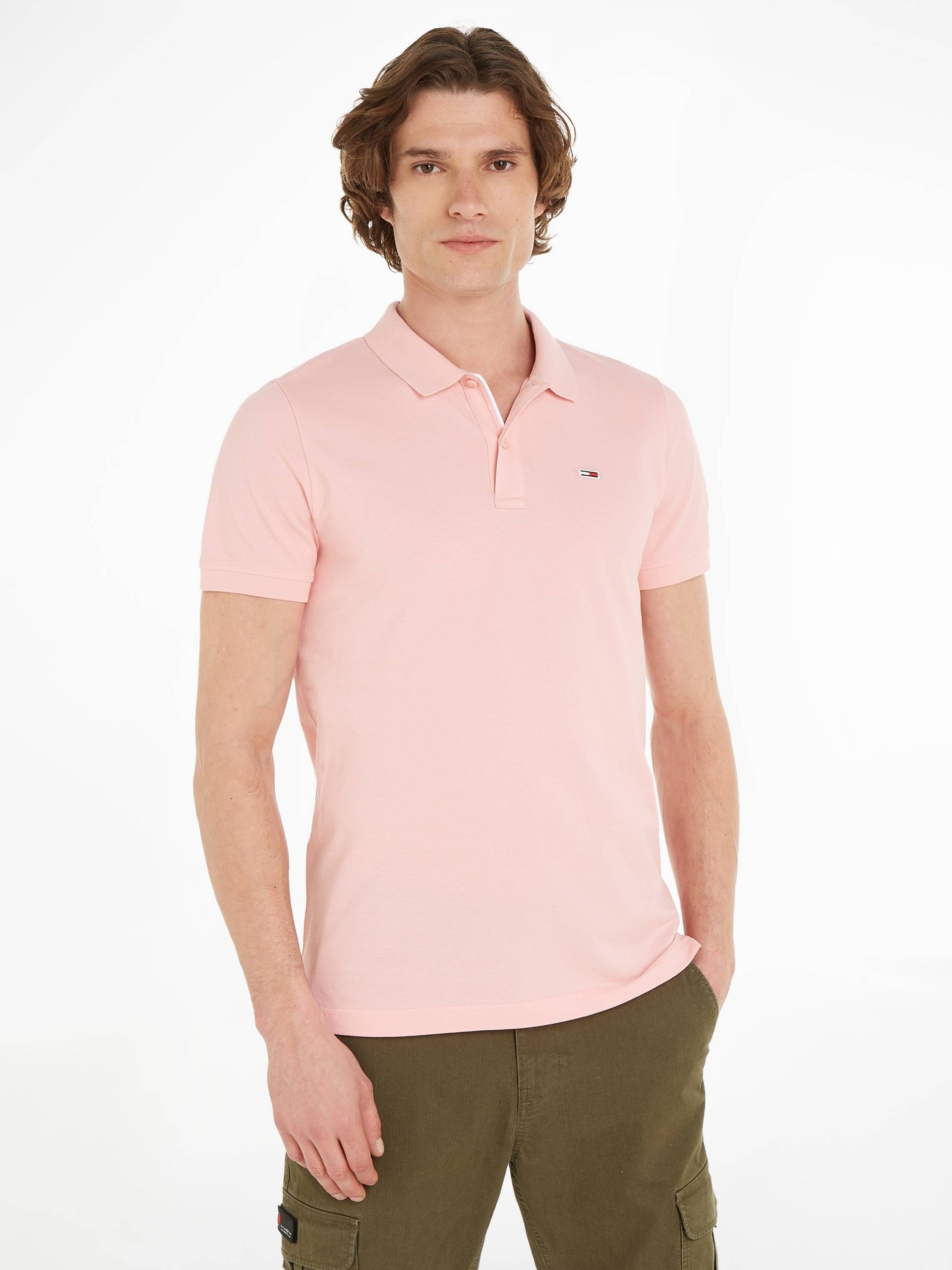 Tommy Jeans Poloshirt »TJM SLIM PLACKET POLO«, Piqué mit Polokragen von TOMMY JEANS