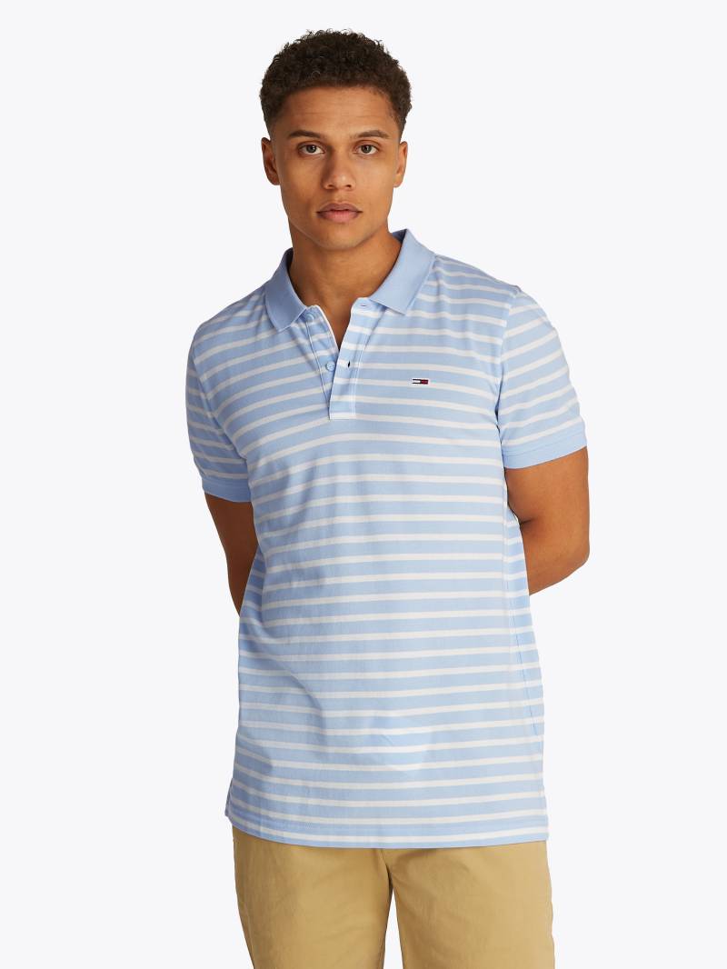 Tommy Jeans Poloshirt »TJM SLIM PLACKET POLO EXT«, modisch geringelt von TOMMY JEANS
