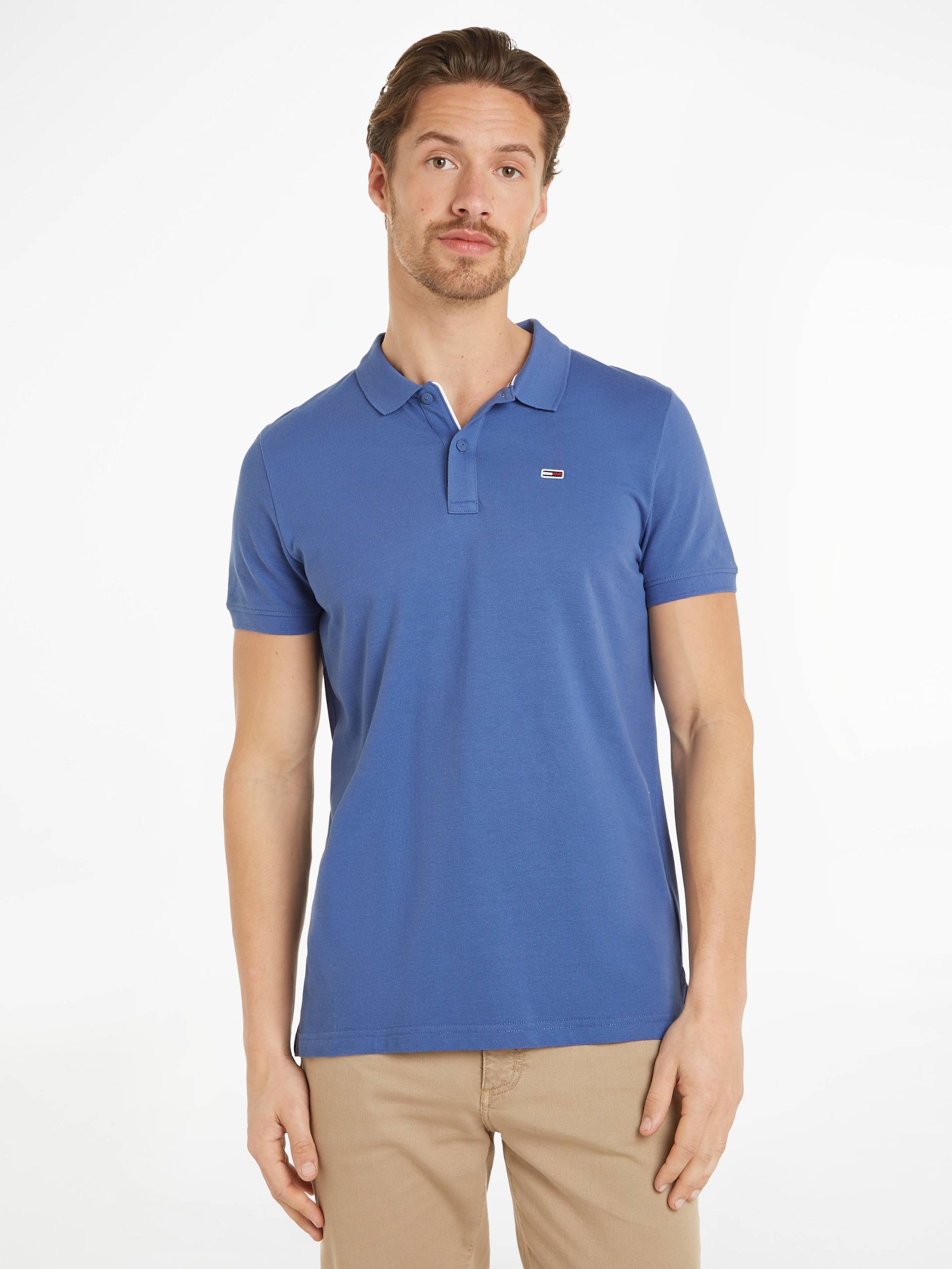 Tommy Jeans Poloshirt »TJM SLIM PLACKET POLO«, Piqué mit Polokragen von TOMMY JEANS