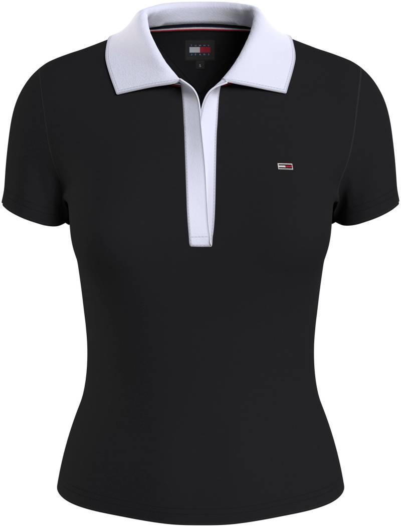 Tommy Jeans Poloshirt »TJW SLIM CONTRAST V SS POLO EXT«, mit kontrastfarbenem Polokragen von TOMMY JEANS