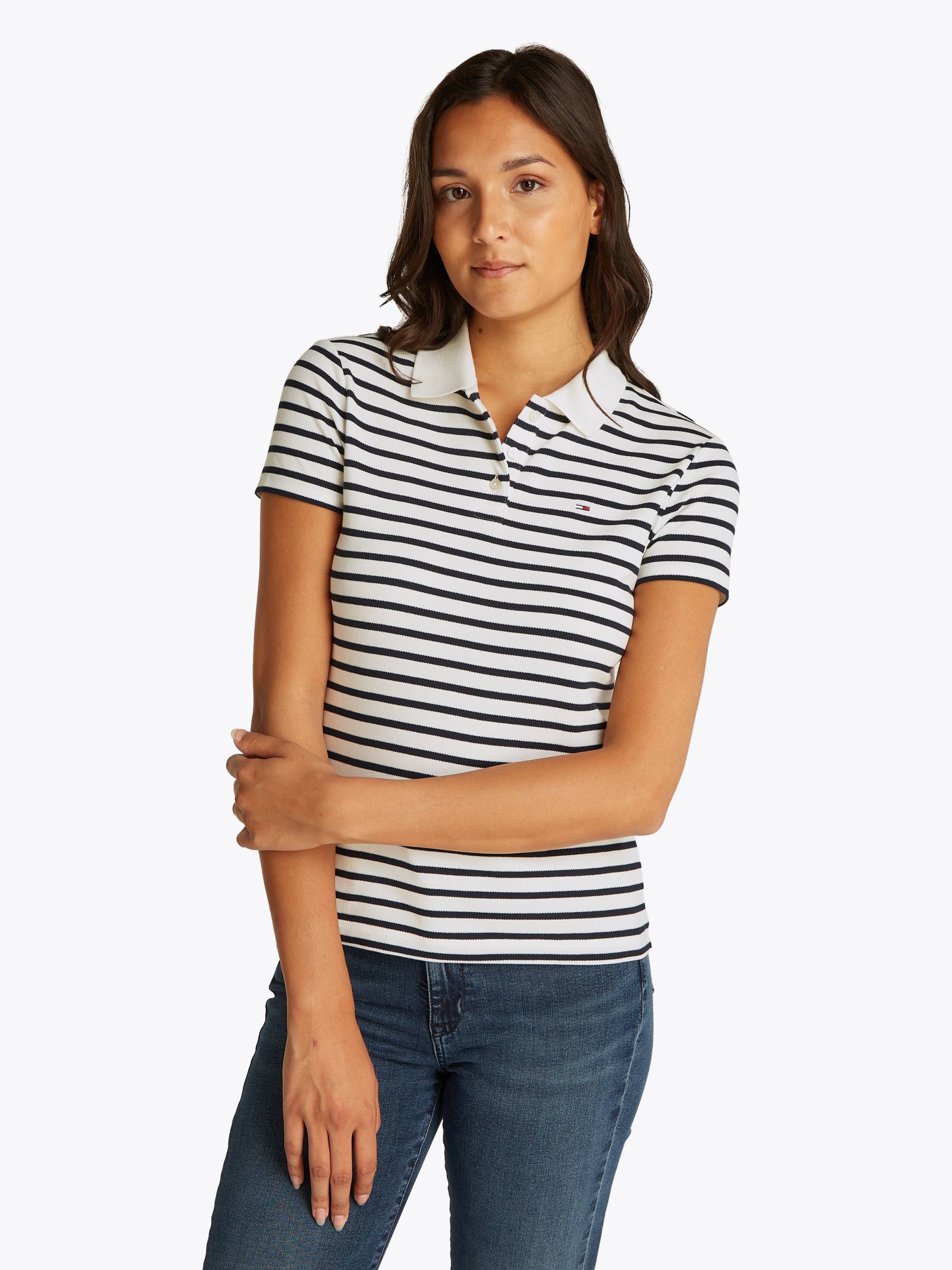 Tommy Jeans Poloshirt »TJW SLIM ESSENTIAL POLO SS«, mit Logostickerei von TOMMY JEANS