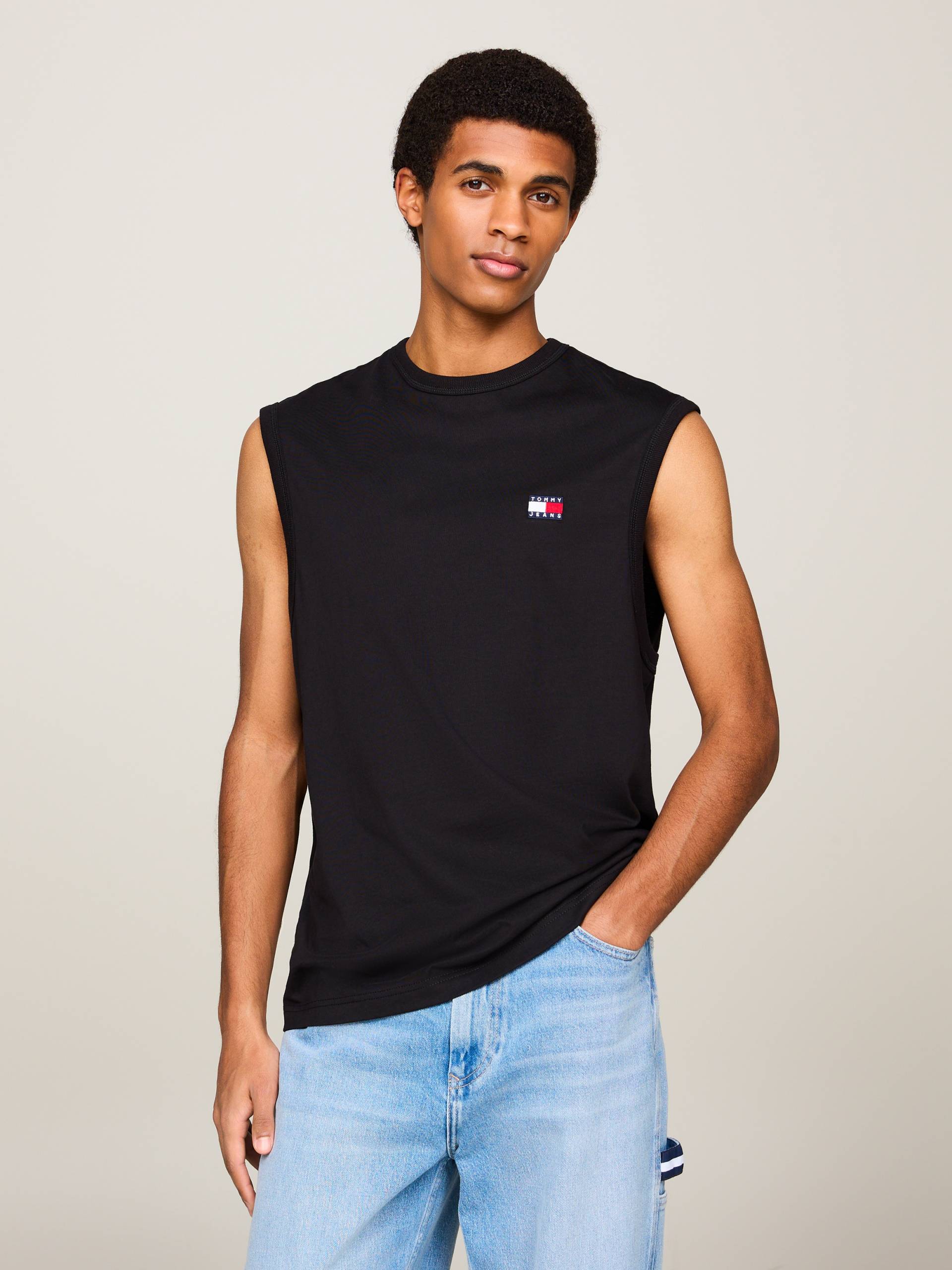 Tommy Jeans Rundhalsshirt »TJM REG BADGE TANK TOP EXT«, mit Logoprägung von TOMMY JEANS