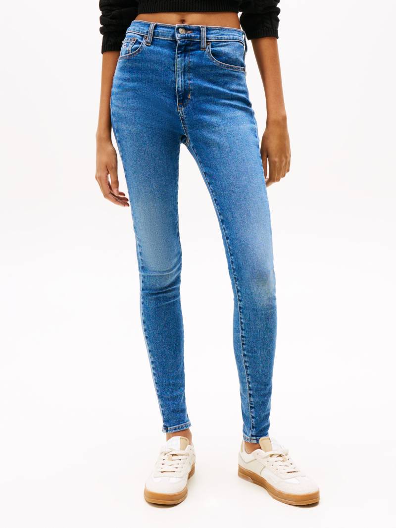 Tommy Jeans Schlagjeans »SYLVIA HGH FLR BI1267«, in blauer Waschung von TOMMY JEANS