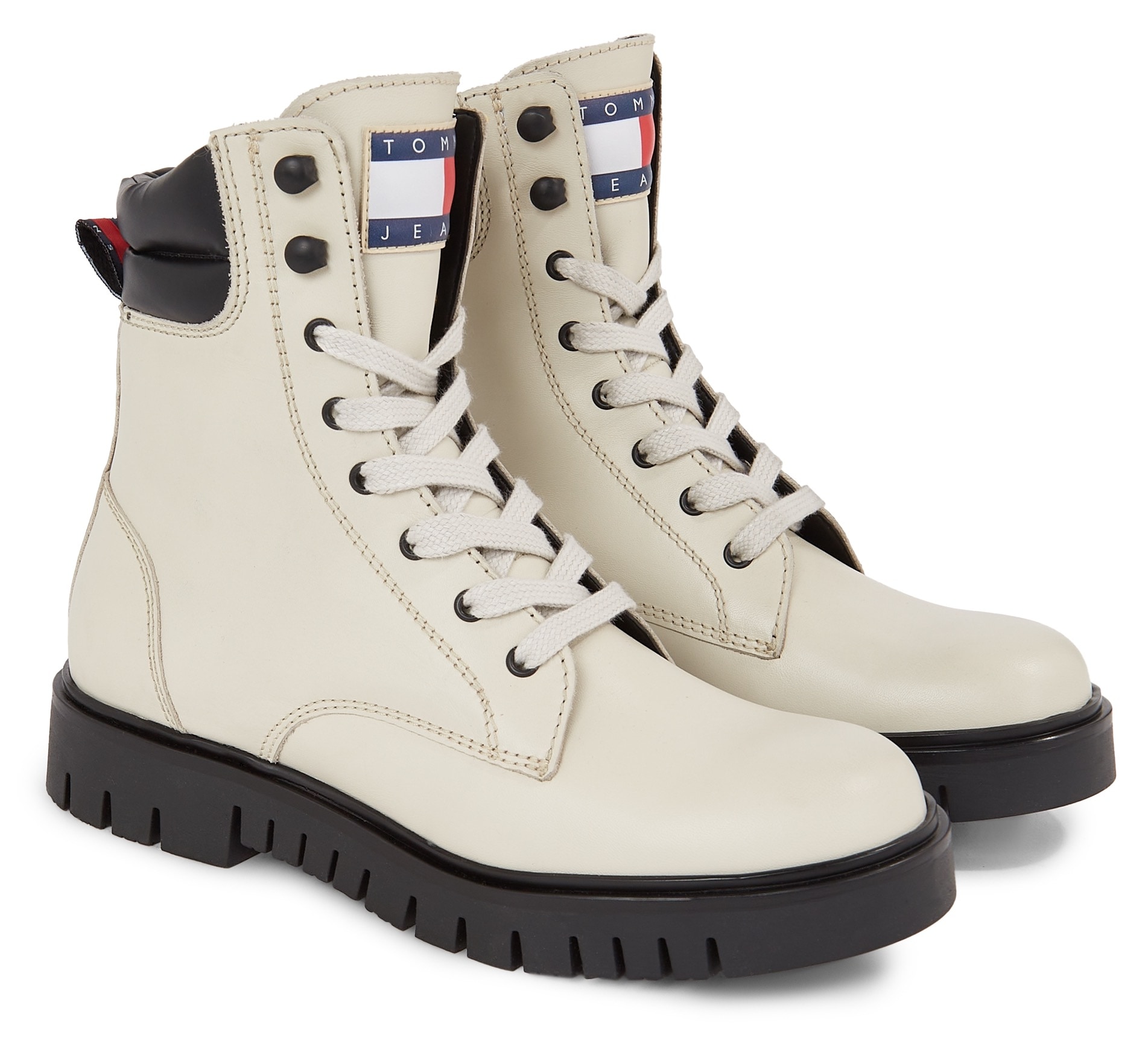 Tommy Jeans Schnürboots »TJW LACE UP BOOT«, mit weich abgepolstertem Schaftrand von TOMMY JEANS