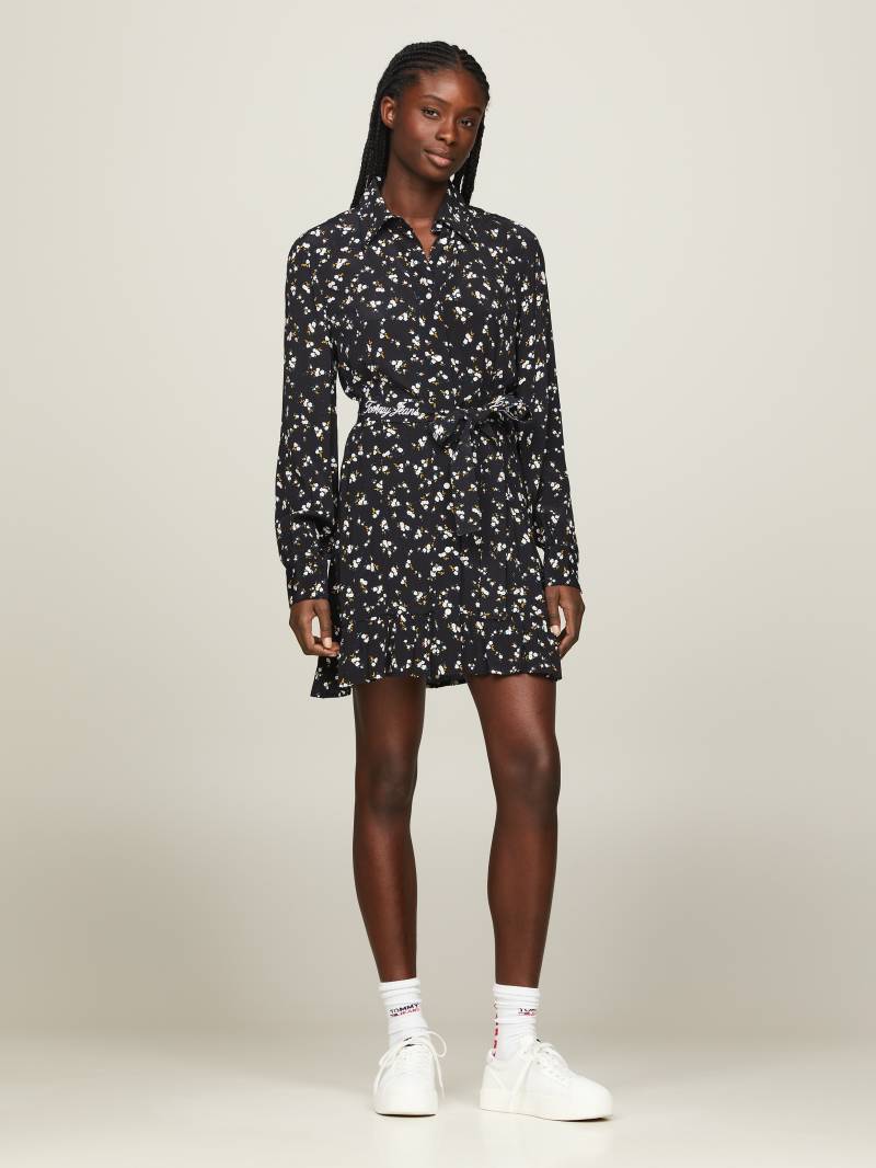 Tommy Jeans Shirtkleid »TJW MINI FLORAL BELTED DRESS EXT«, mit Tommy Jeans Logo Schriftzug von TOMMY JEANS