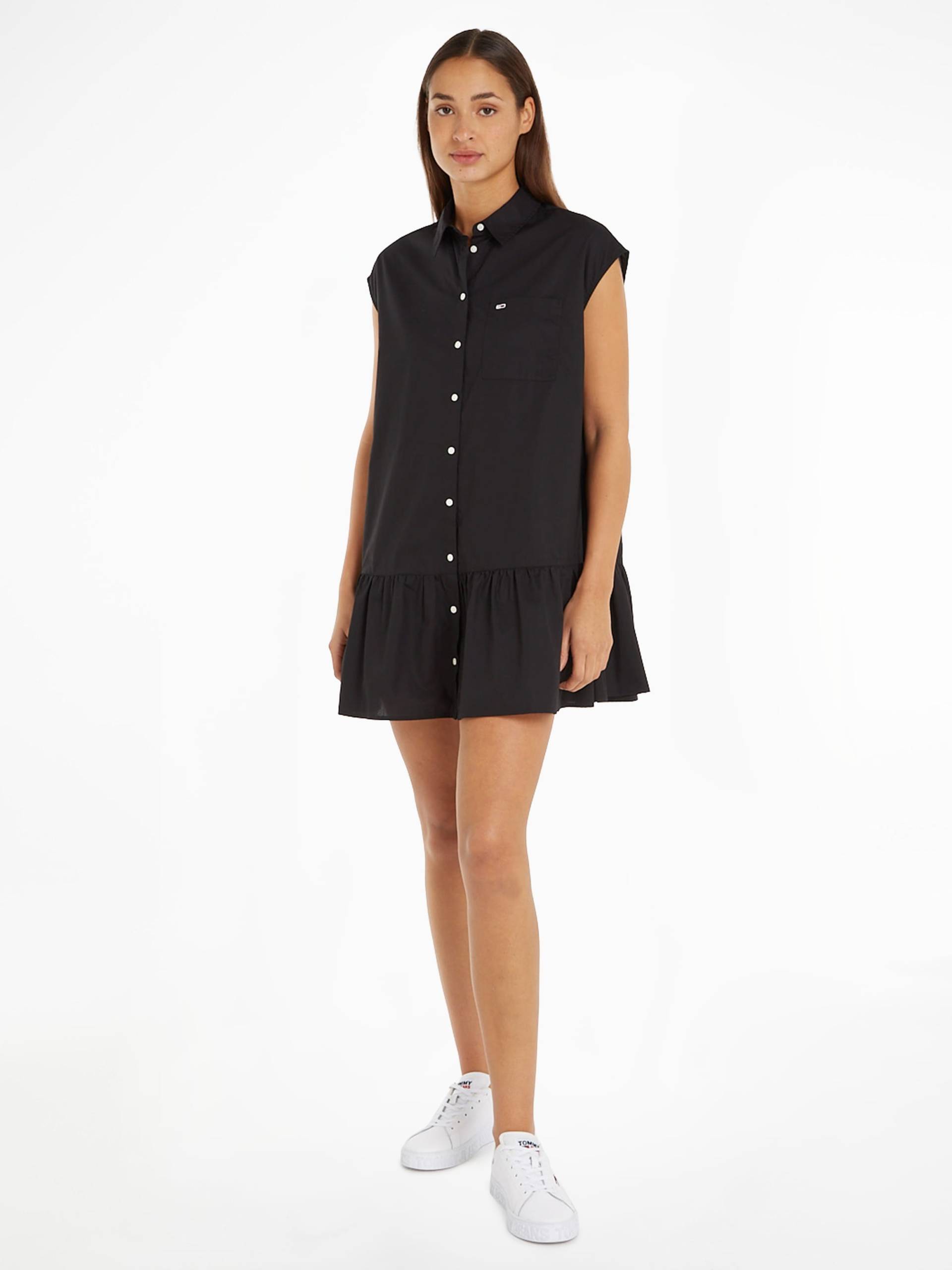 Tommy Jeans Shirtkleid »TJW SS BADGE SHIRT DRESS«, mit Tommy Jeans Logopatch von TOMMY JEANS