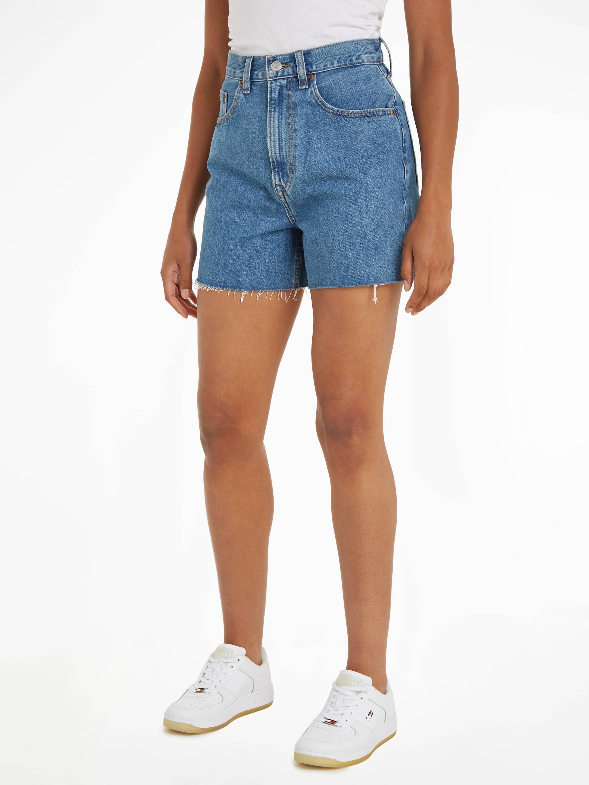 Tommy Jeans Shorts »MOM UH SHORT BH0034«, mit Tommy Jeans Logo-Badge & Flag von TOMMY JEANS