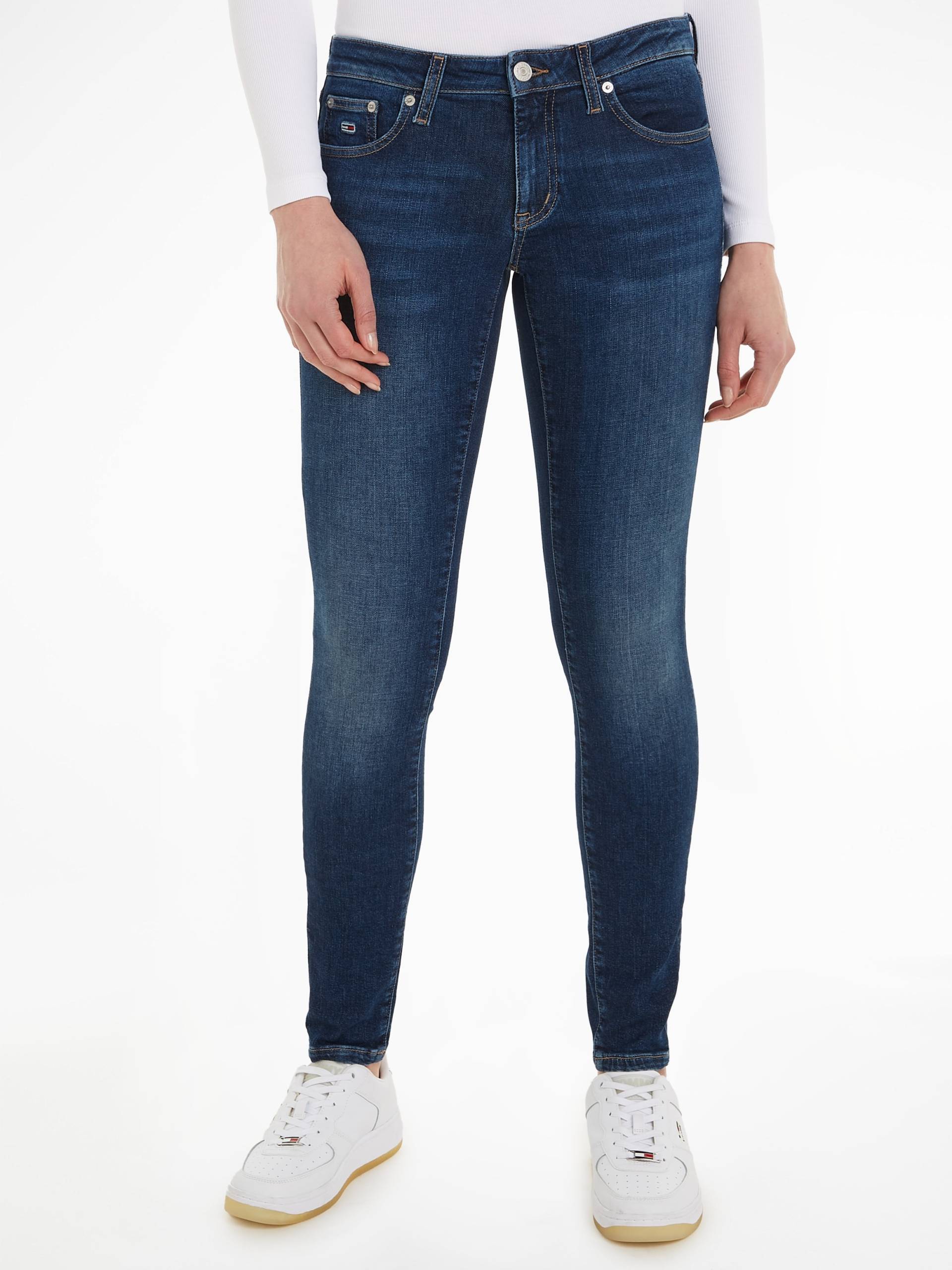 Tommy Jeans Slim-fit-Jeans »Skinny Jeans Marken Low Waist Mittlere Leibhöhe«, mit Faded-Out Effekten von TOMMY JEANS