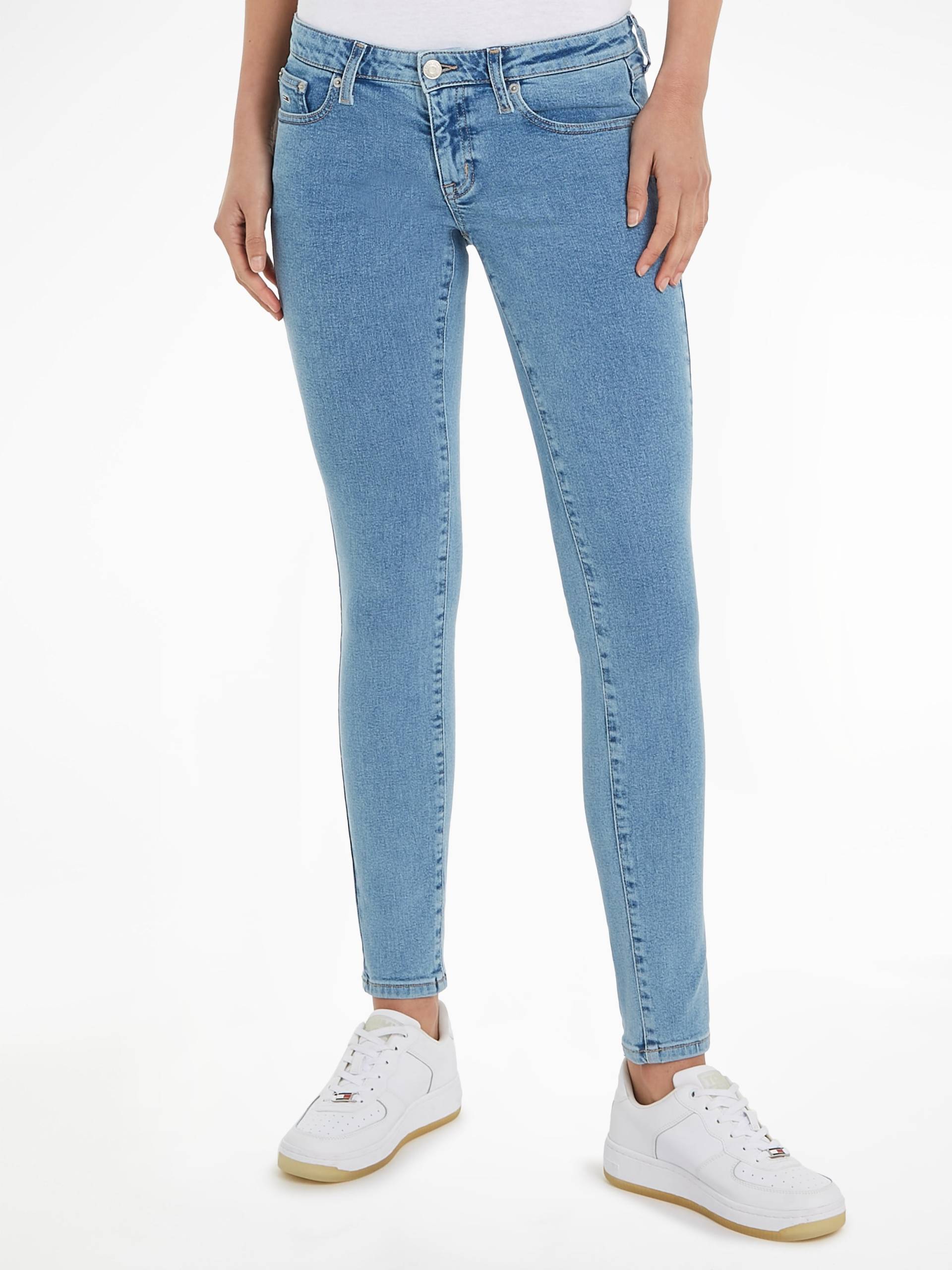 Tommy Jeans Slim-fit-Jeans »Skinny Jeans Marken Low Waist Mittlere Leibhöhe«, mit Faded-Out Effekten von TOMMY JEANS