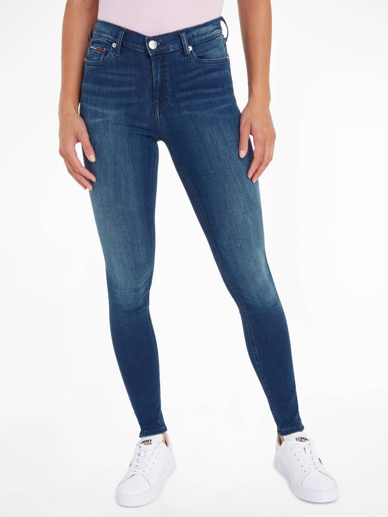 Tommy Jeans Skinny-fit-Jeans »NORA MR SKNY«, mit Tommy Jeans Logo-Badge & Stickereien von TOMMY JEANS