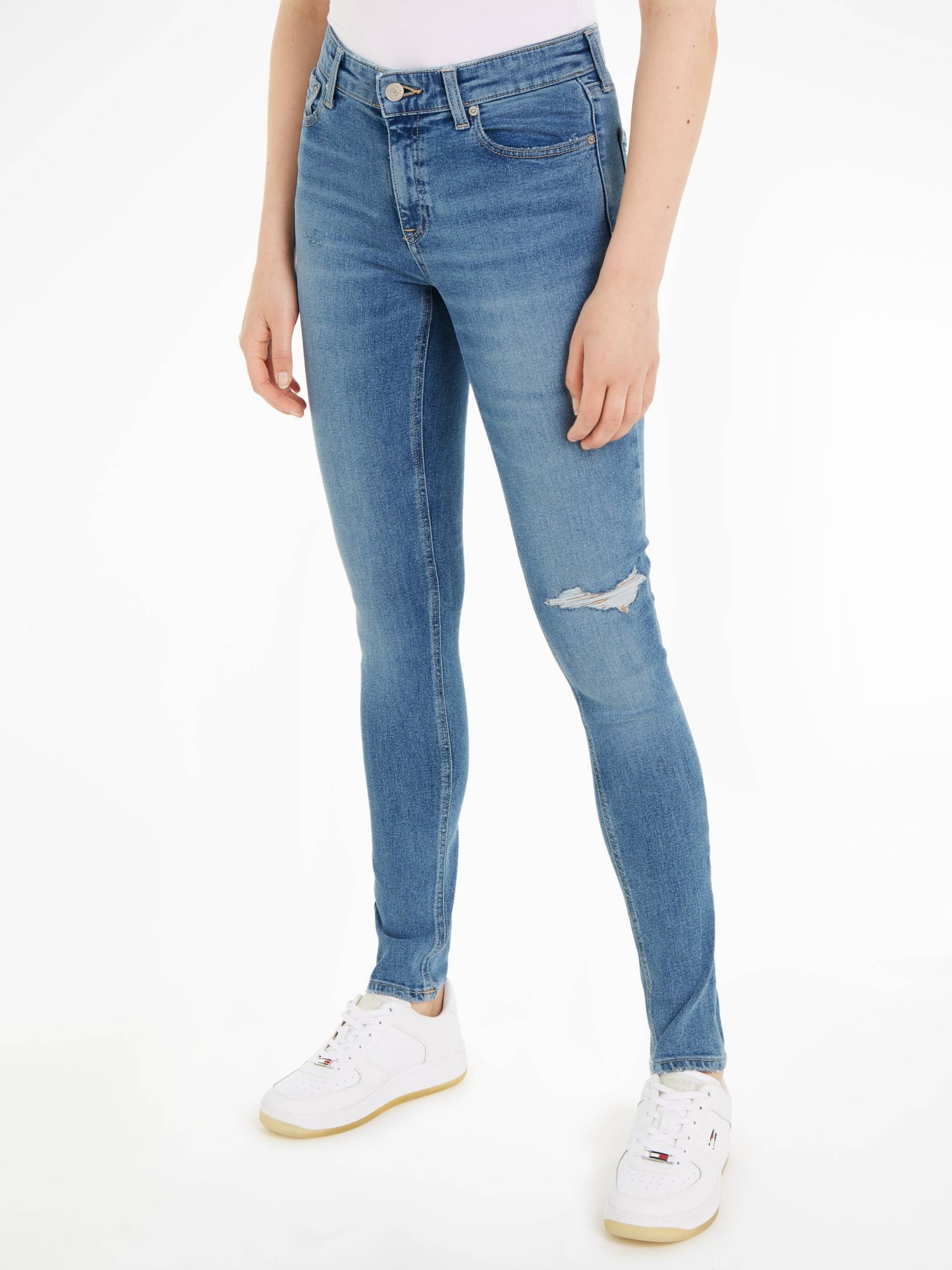 Tommy Jeans Skinny-fit-Jeans »Nora Mid Rise Skinny Fit«, mit Tommy Jeans Markenlabel & Badge von TOMMY JEANS