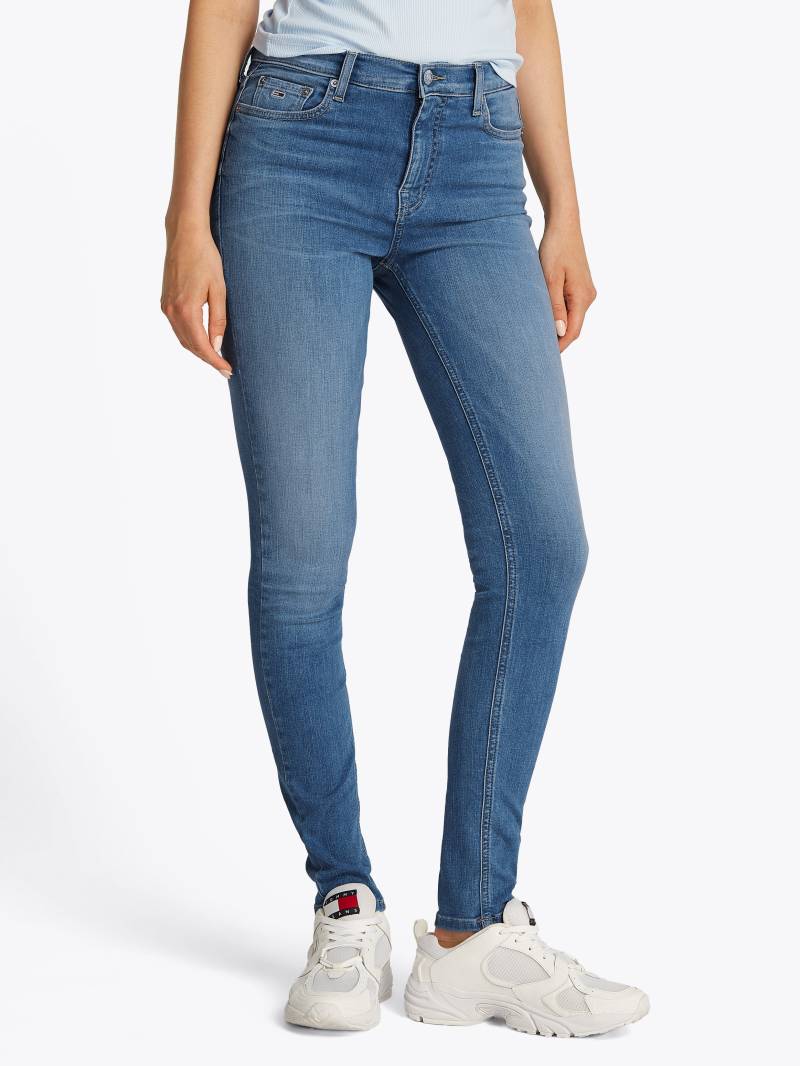 Tommy Jeans Skinny-fit-Jeans »Nora Mid Rise Skinny Fit«, mit Waschung, mit Logo-Badge von TOMMY JEANS