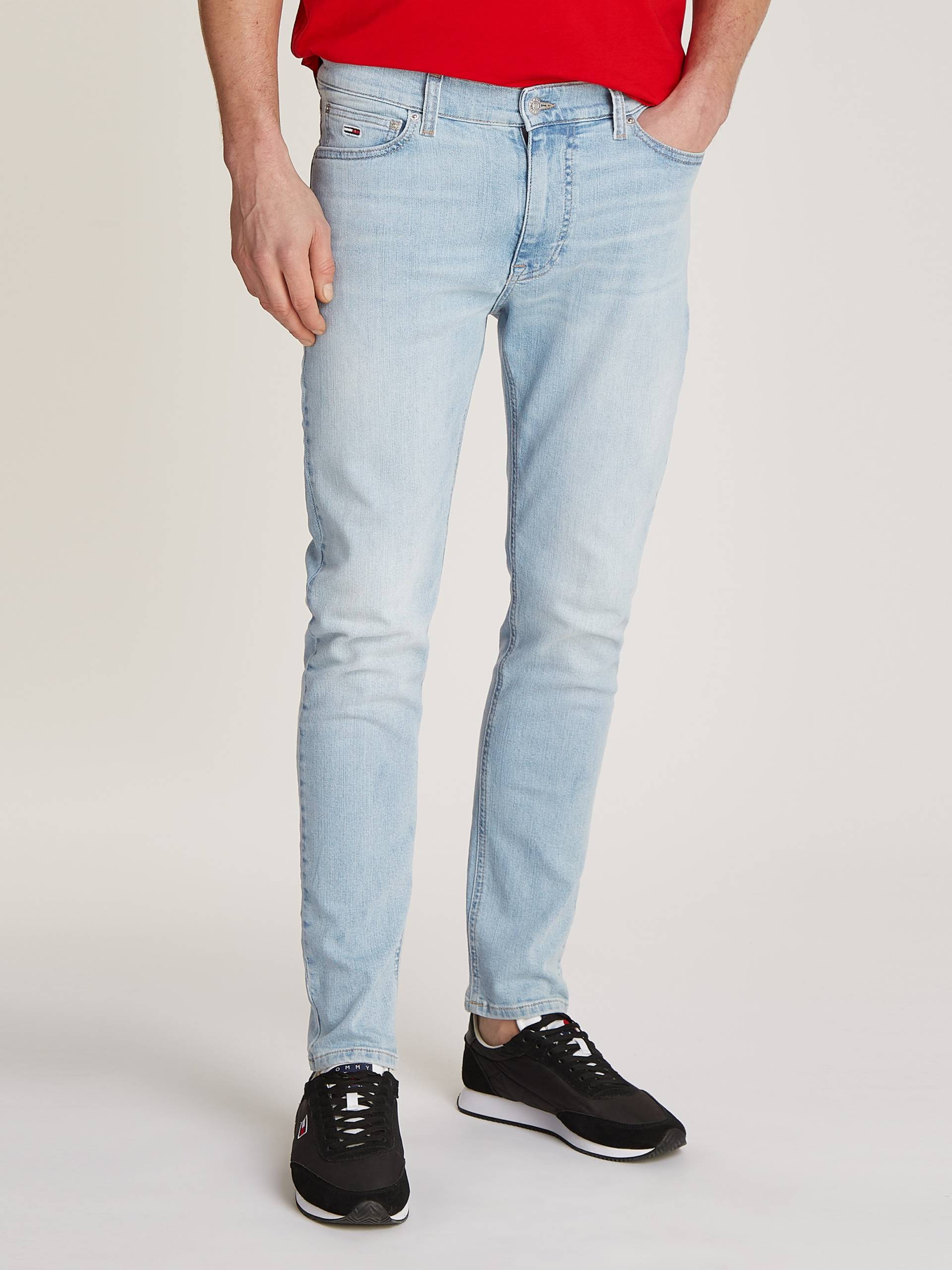 Tommy Jeans Skinny-fit-Jeans »SIMON SKNY«, mit Logoprägung von TOMMY JEANS