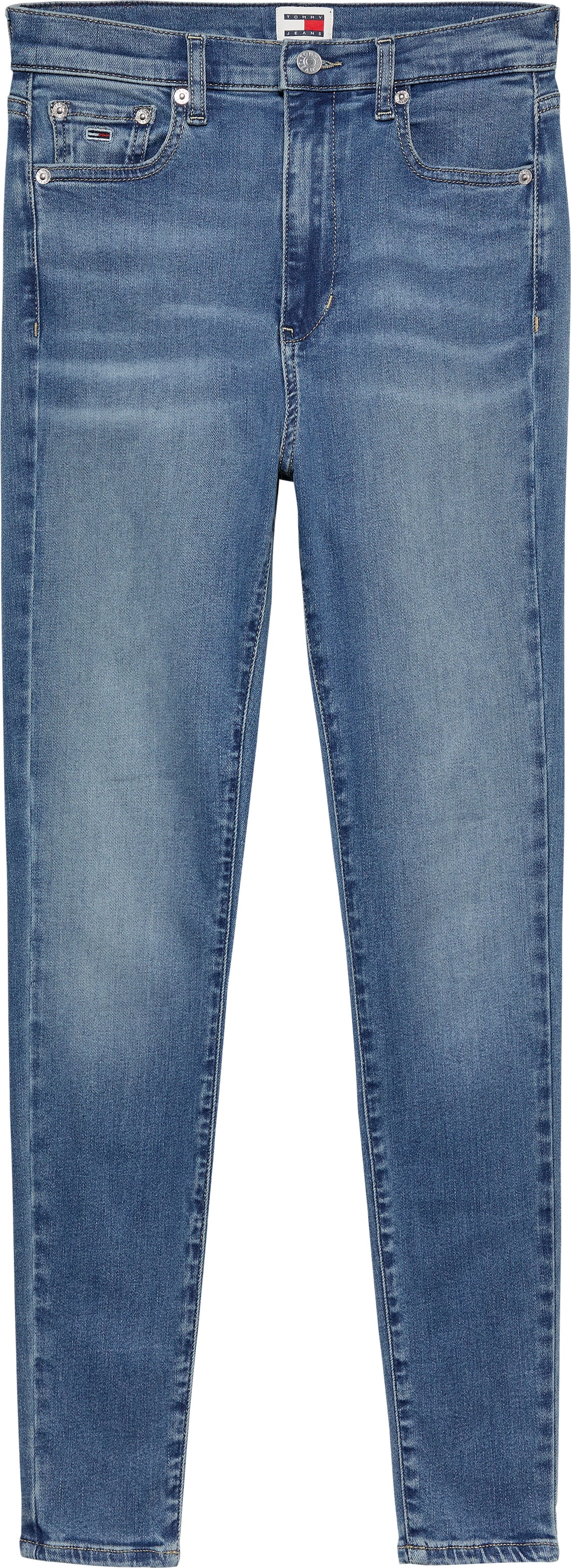 Tommy Jeans Skinny-fit-Jeans »SYLVIA HGH SKN ANK CH0238«, mit Logostickereien und Nieten von TOMMY JEANS