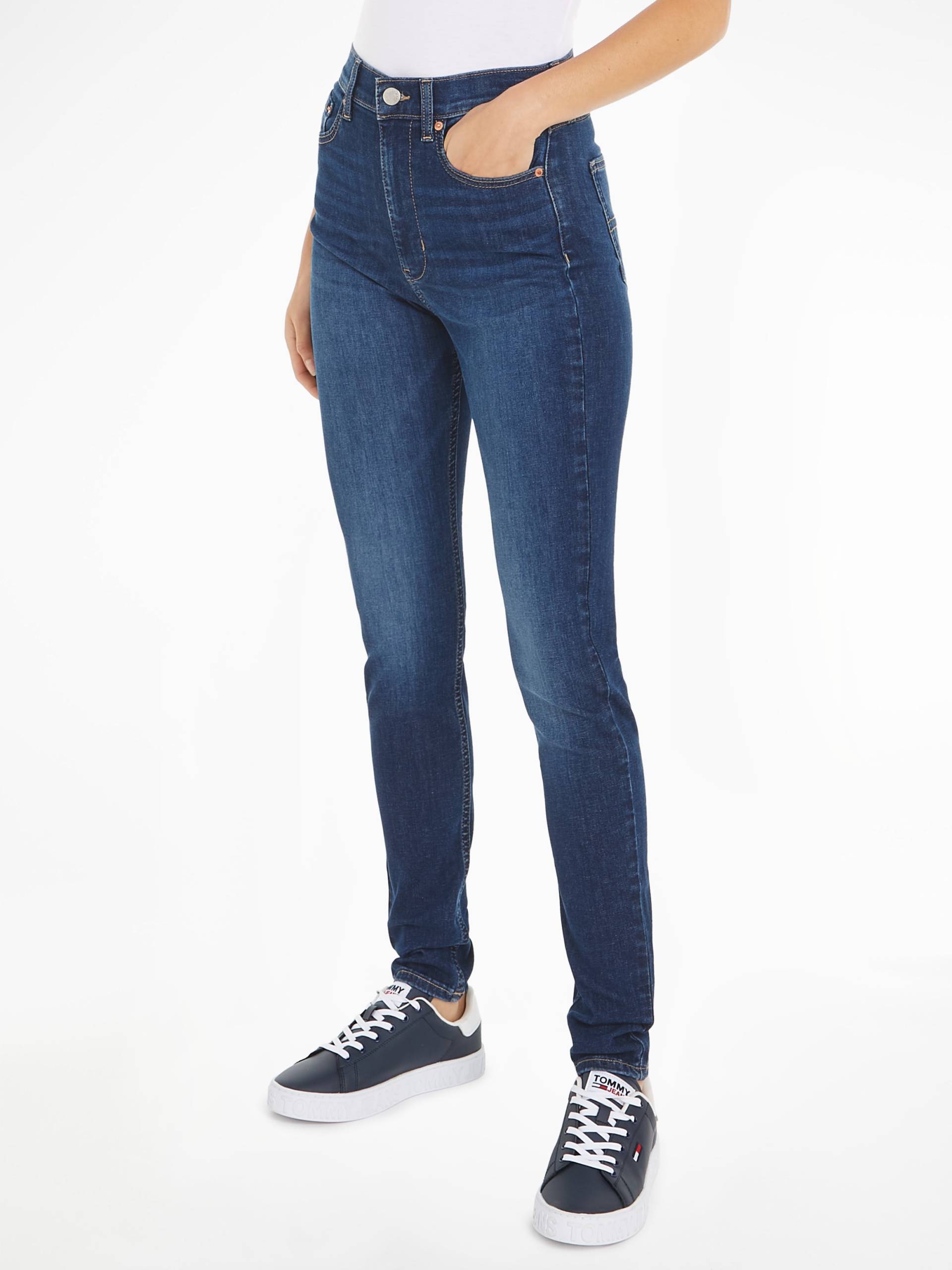 Tommy Jeans Skinny-fit-Jeans »Sylvia High Rise Skinny«, mit Logo-Badge von TOMMY JEANS