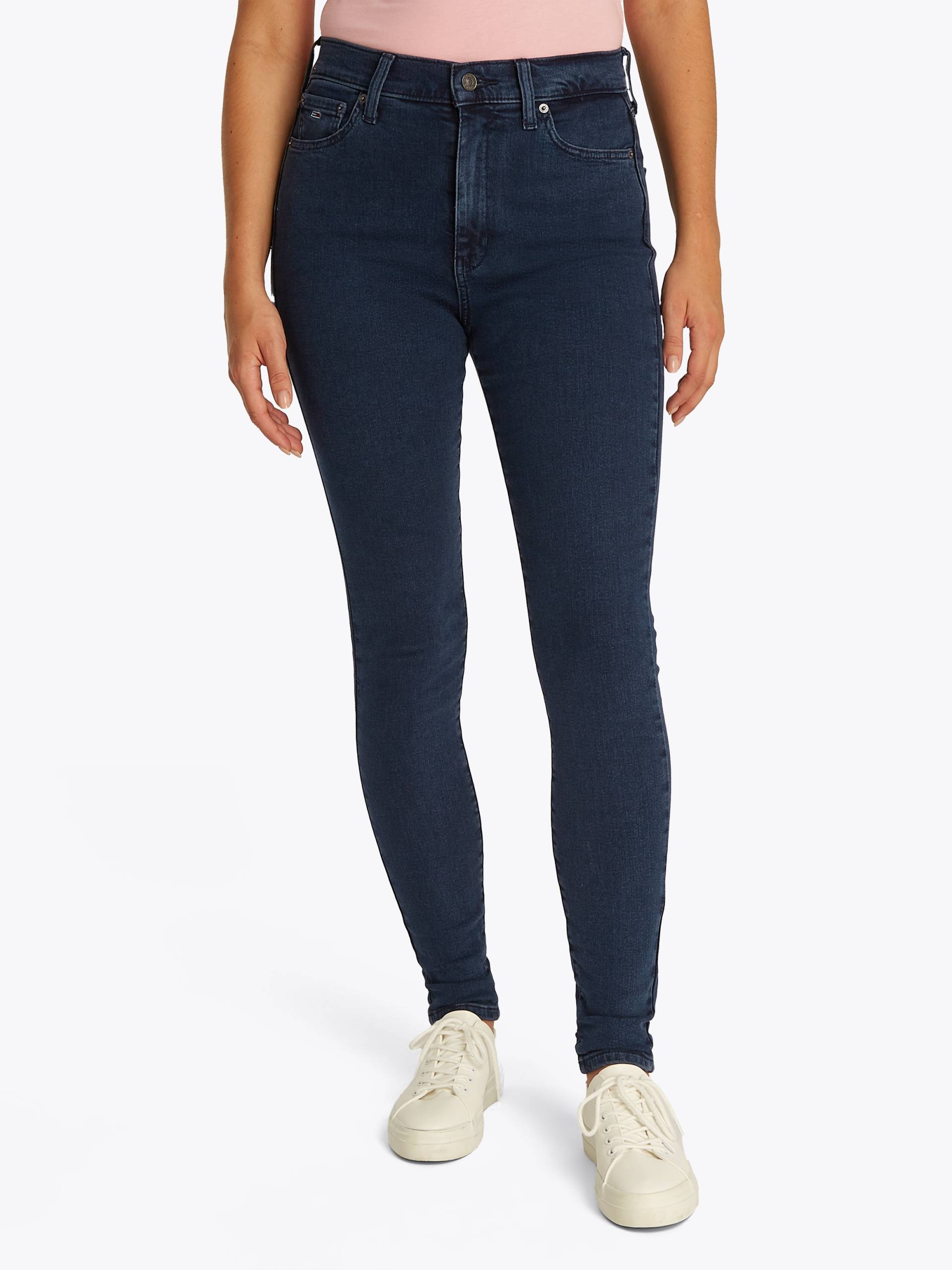 Tommy Jeans Skinny-fit-Jeans »Sylvia High Rise Skinny«, mit Logo-Badge von TOMMY JEANS