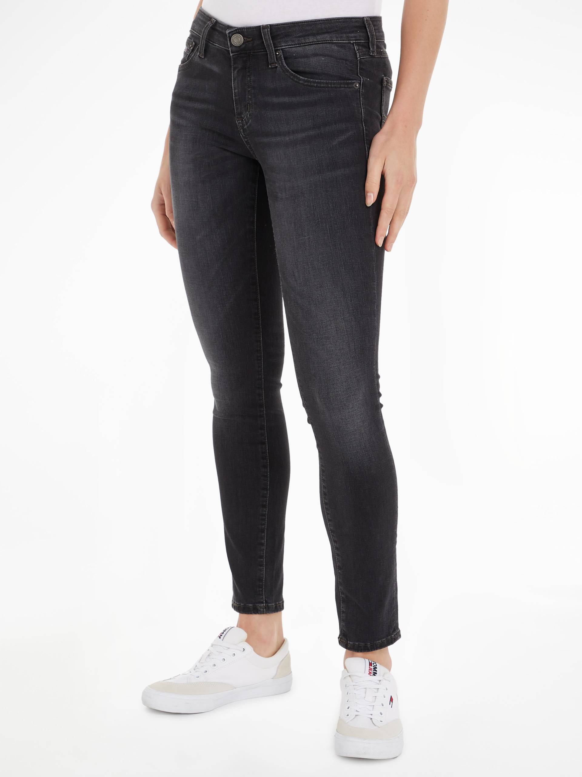 Tommy Jeans Skinny-fit-Jeans »Tommy Jeans Damenjeans Low Waist Skinny«, mit Faded-out Effekt, washed out, Tommy Jeans Logo-Badge von TOMMY JEANS