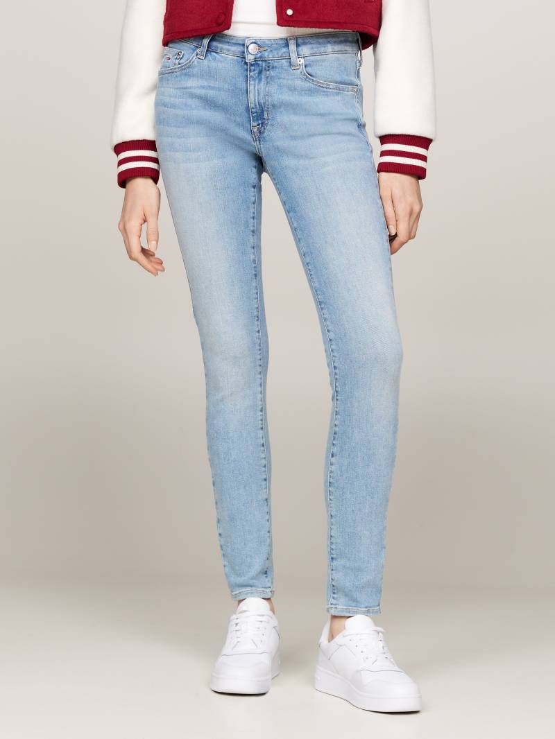 Tommy Jeans Skinny-fit-Jeans »Tommy Jeans Damenjeans Low Waist Skinny«, mit Waschung, Logo-Badge von TOMMY JEANS