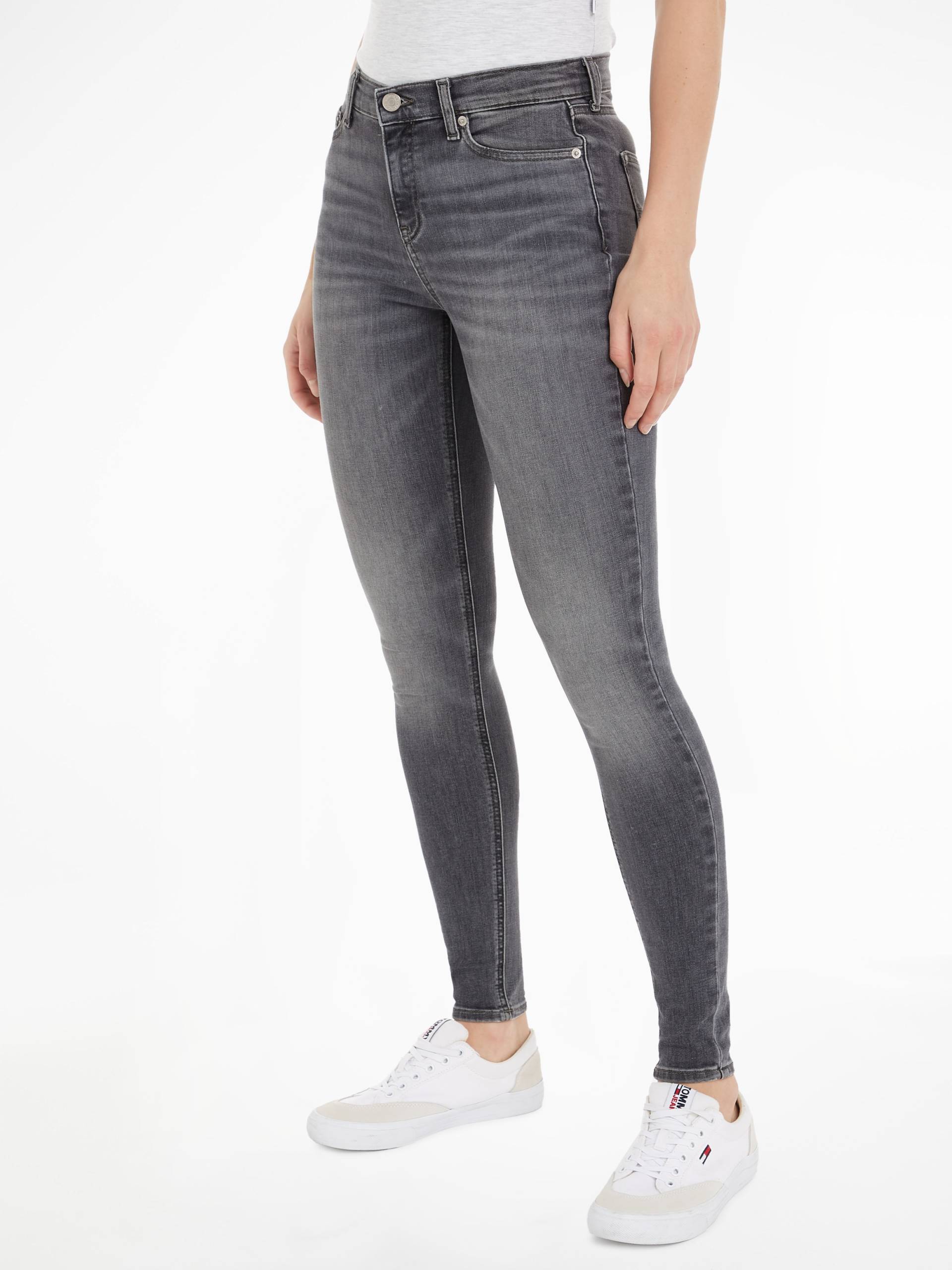 Tommy Jeans Skinny-fit-Jeans »Tommy Jeans - Damenjeans- NORA Mid Rise - Skinny Fit«, mit Waschung, Logo-Badge von TOMMY JEANS