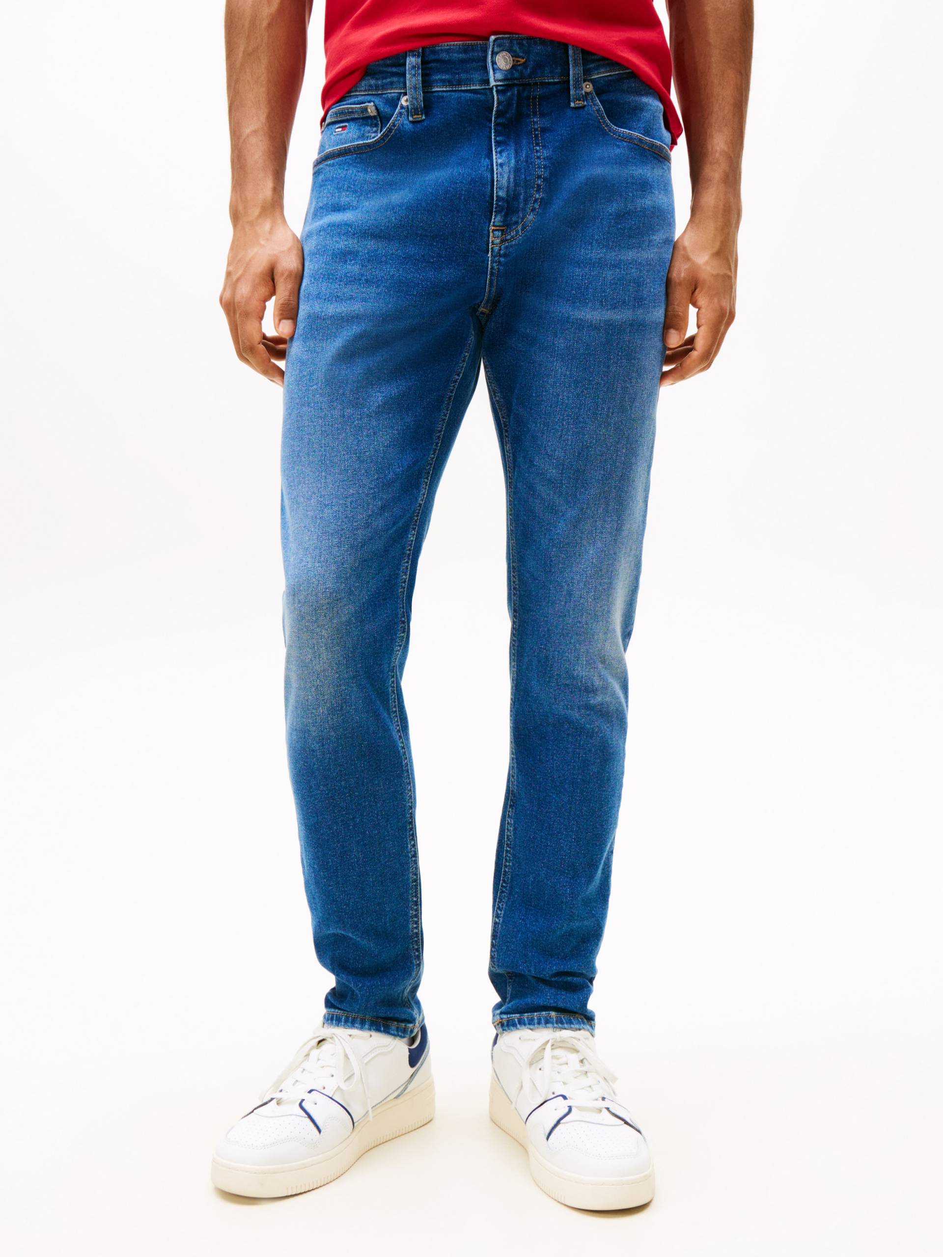 Tommy Jeans Slim-fit-Jeans »Austin Slim Tapered«, Mit Gürtelschlaufen von TOMMY JEANS