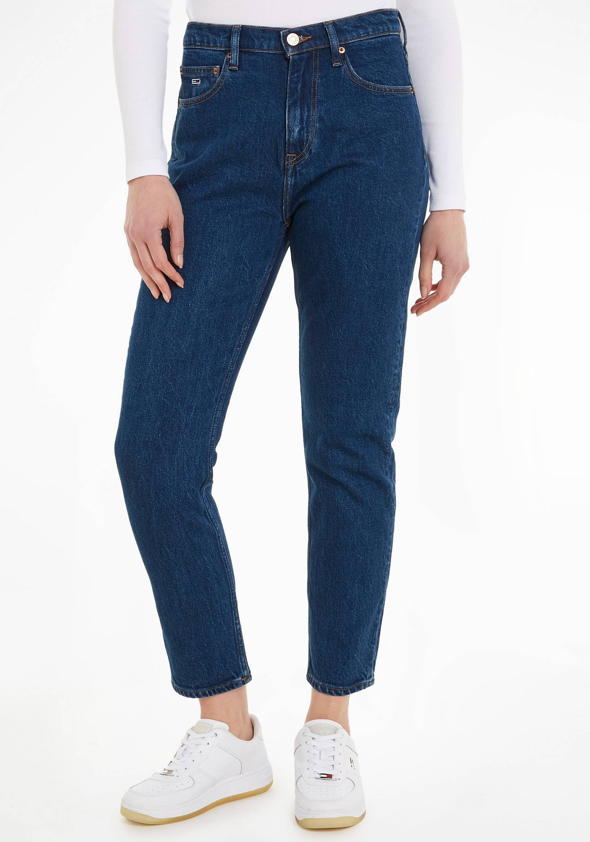 Tommy Jeans Slim-fit-Jeans »IZZIE HGH SL ANK BH5131«, mit Ledermarkenlabel von TOMMY JEANS