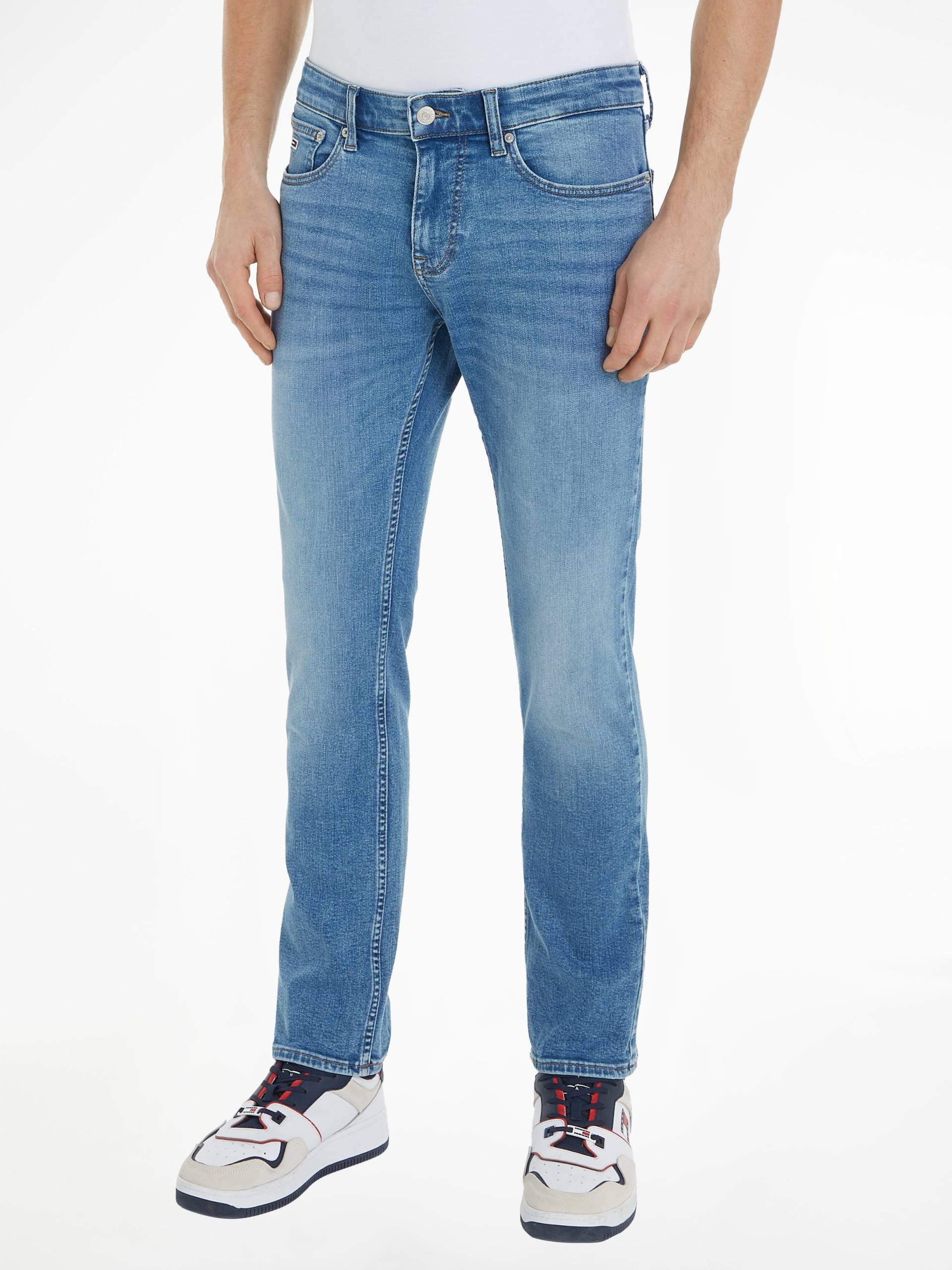 Tommy Jeans Slim-fit-Jeans »SCANTON SLIM«, mit Logoprägung von TOMMY JEANS