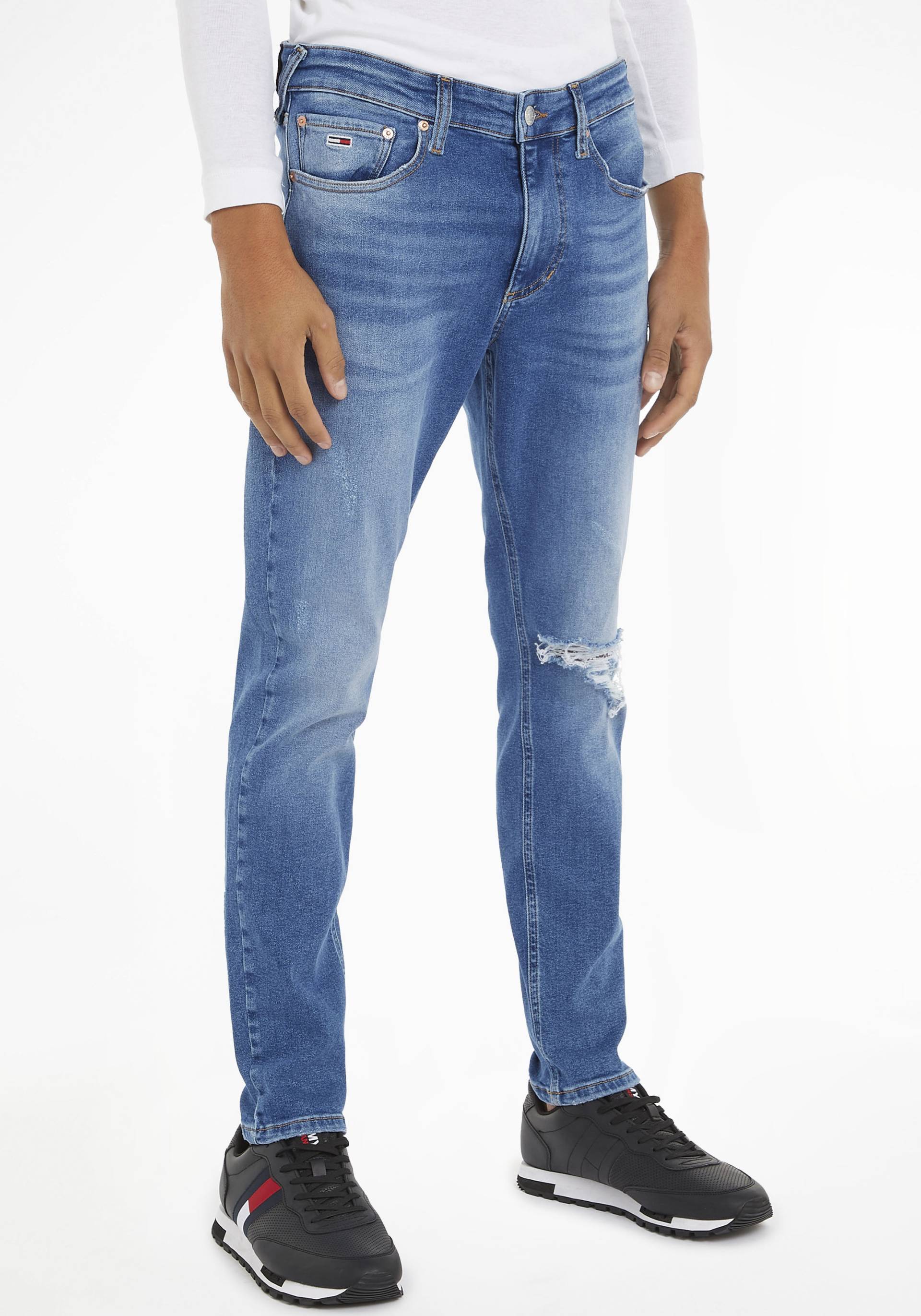 Tommy Jeans Slim-fit-Jeans »SCANTON Y SLIM«, mit Tommy Jeans Knopf & Nieten von TOMMY JEANS